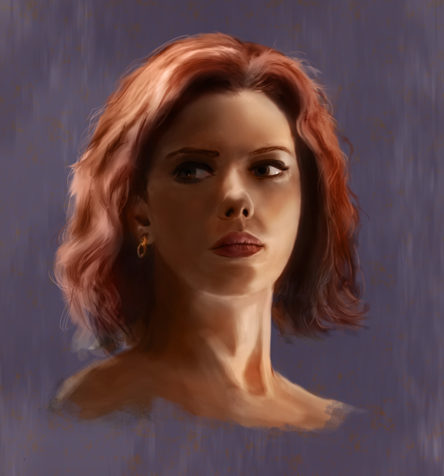 Portrait Scarlett Johansson par Taufi