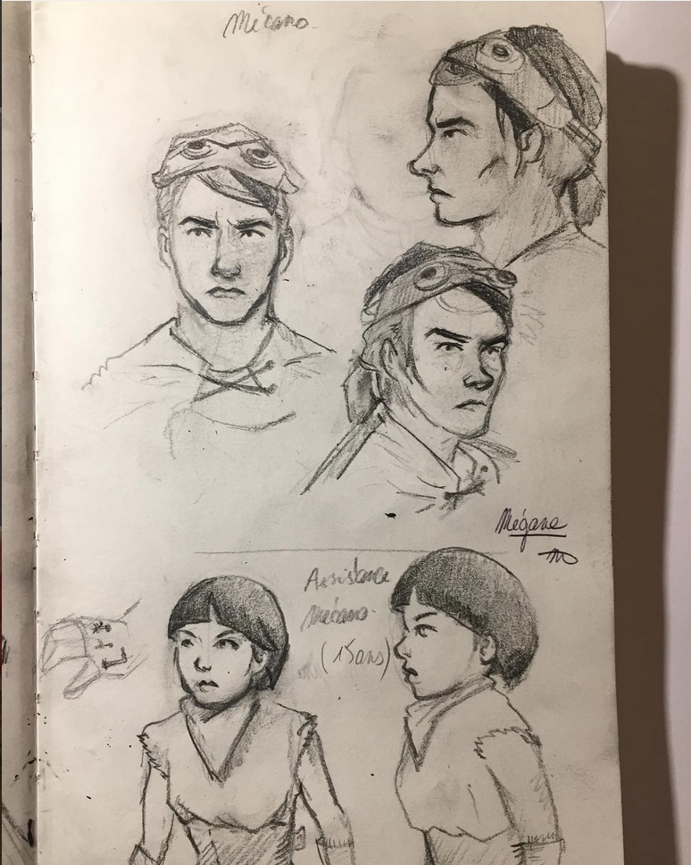 dessins avant  formation digital par AKIRAergo