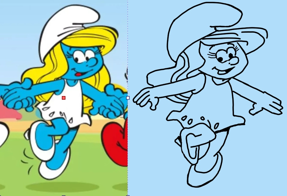 La Schtroumphette par edwintorisaen