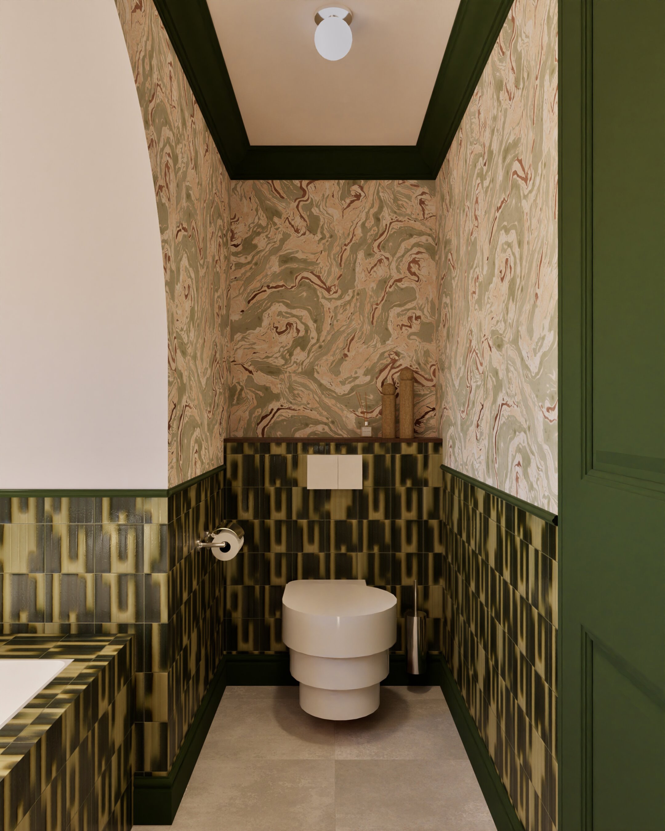 Salle de bain Verde par Ascedia