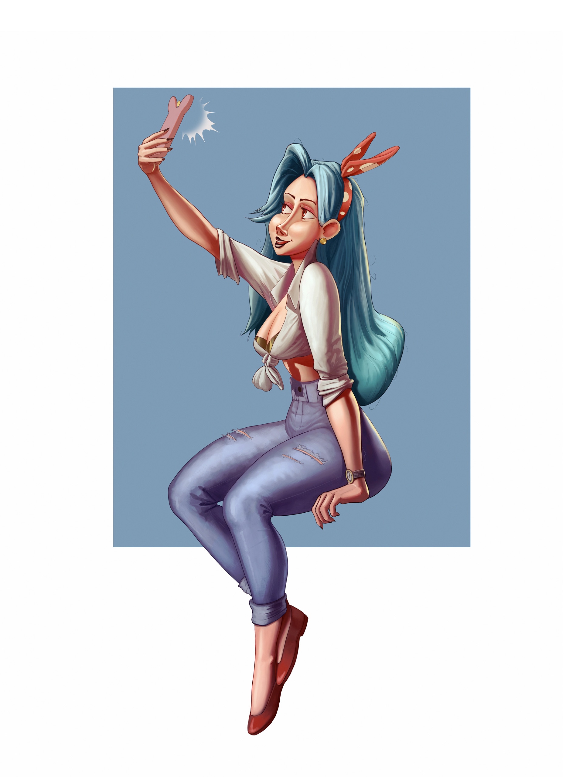 Selfie Girl par waventide
