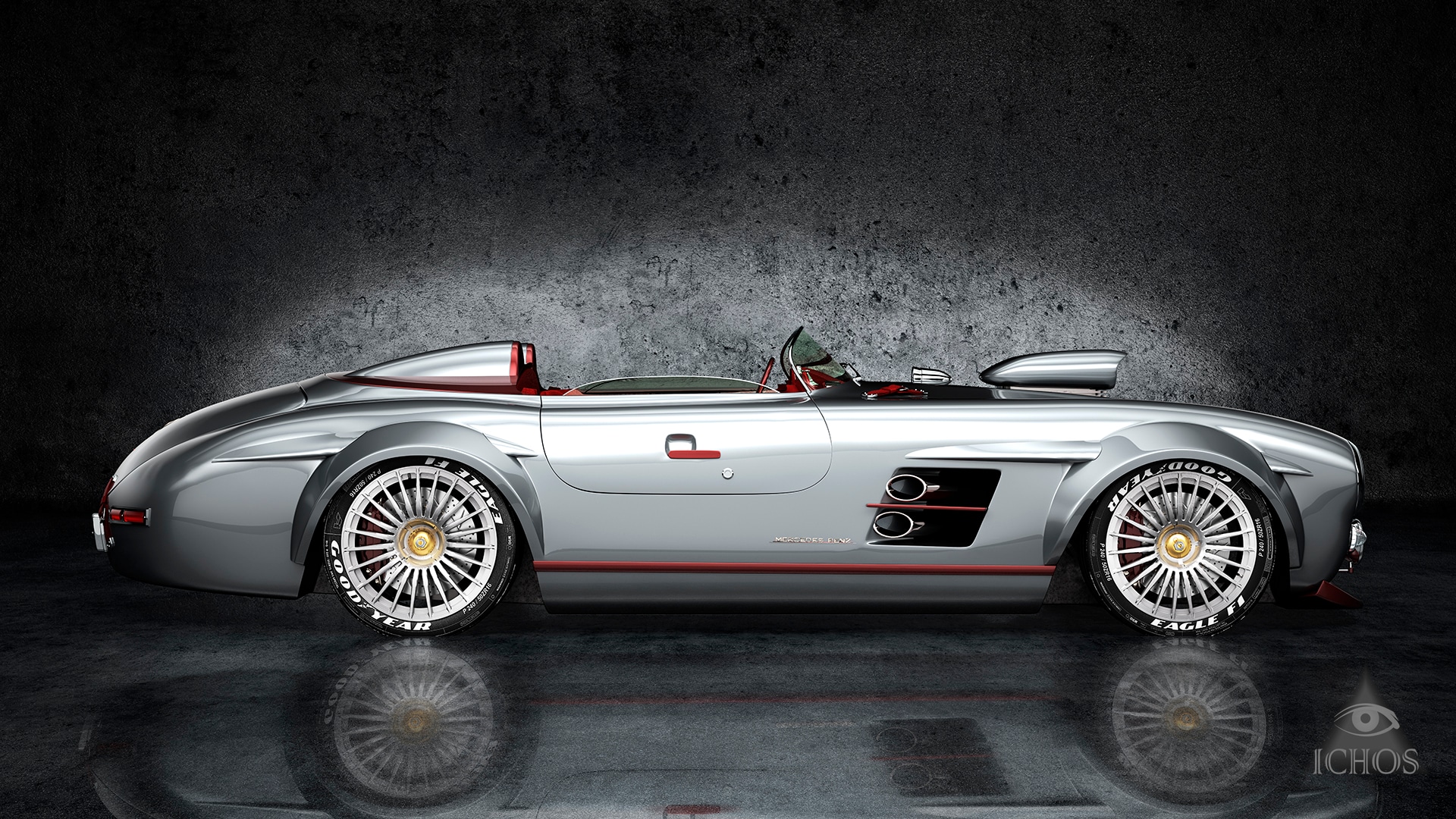 Mercedes Benz 300SL RestoMod 1962 par angelesteban