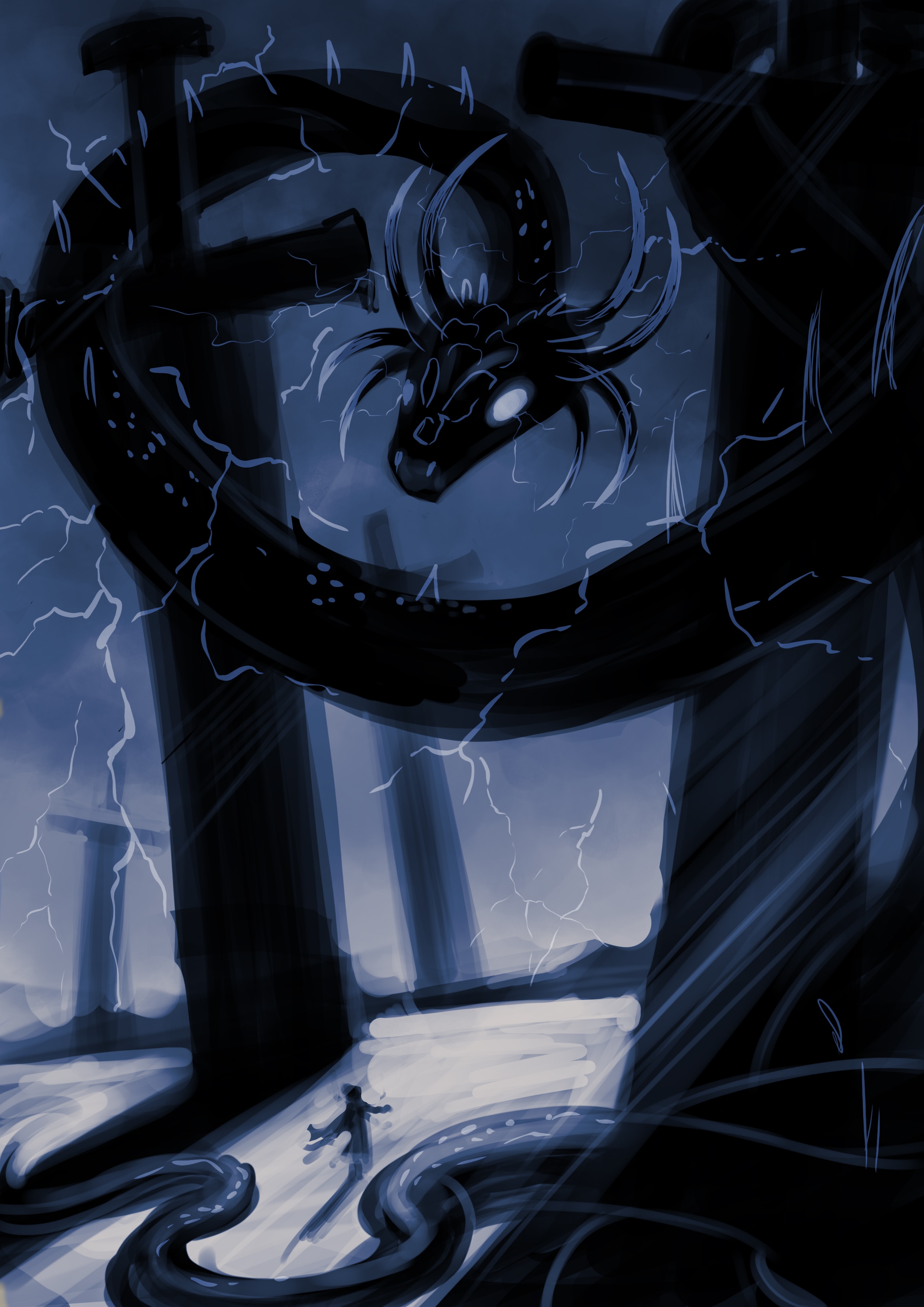 croquis digital painting perso pour le chap croquis par LAM