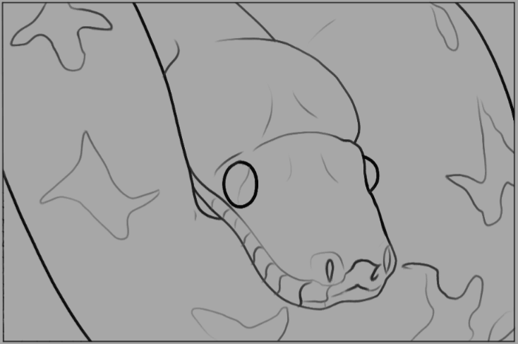 Exercice Croquis Serpent par ravayra