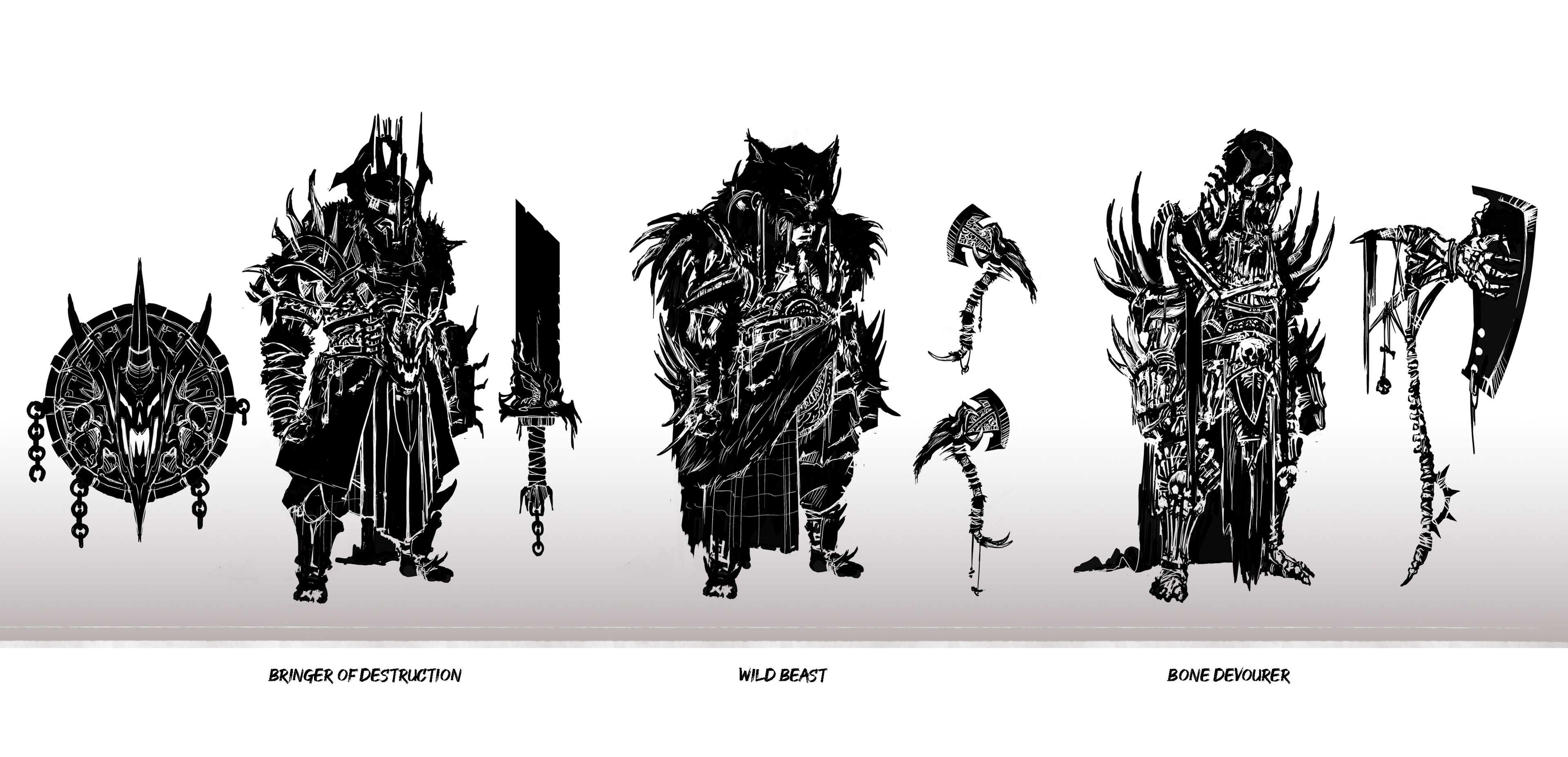 Concept art "Barbare" par mooglee