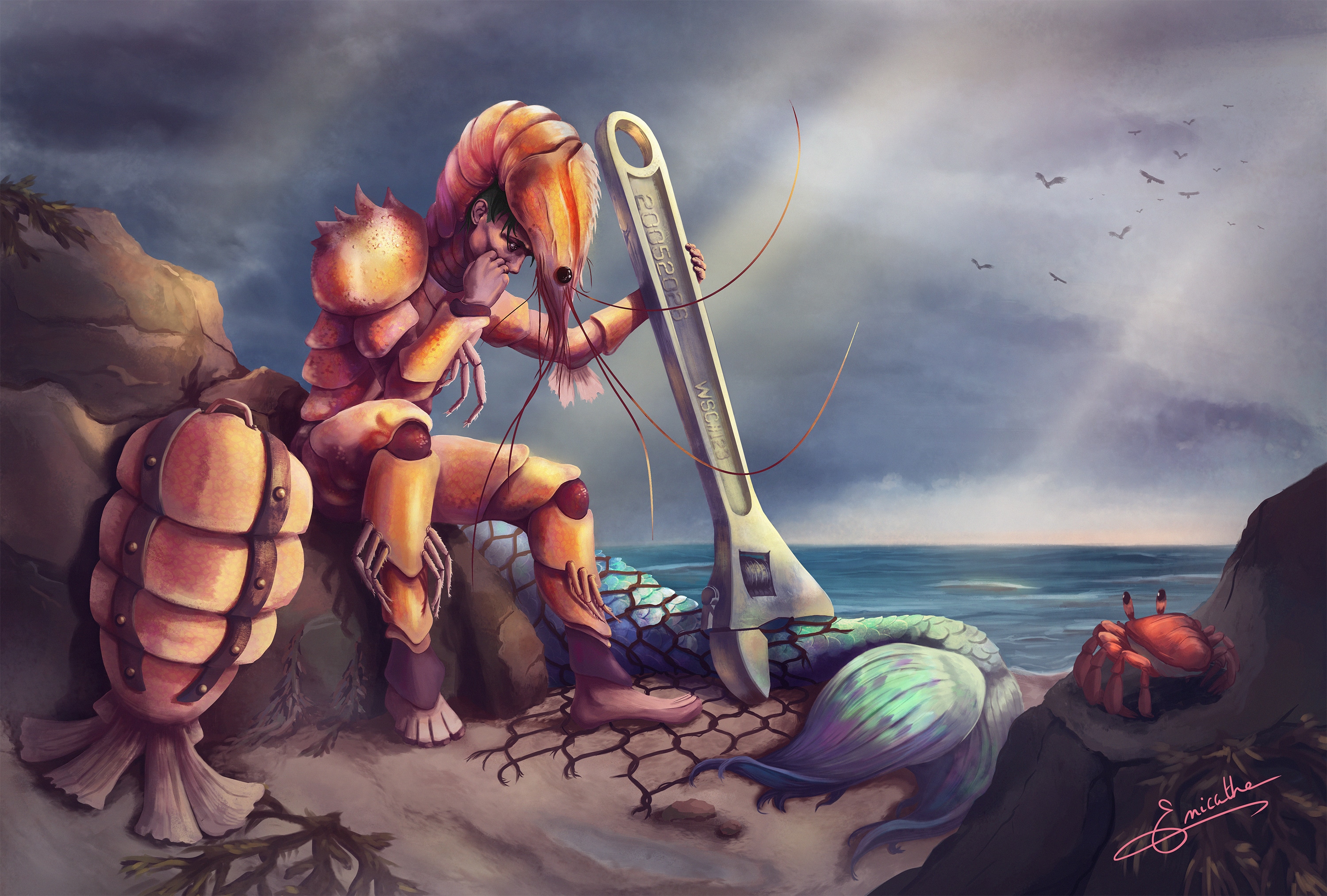 The Shrimp Knight par emicathe