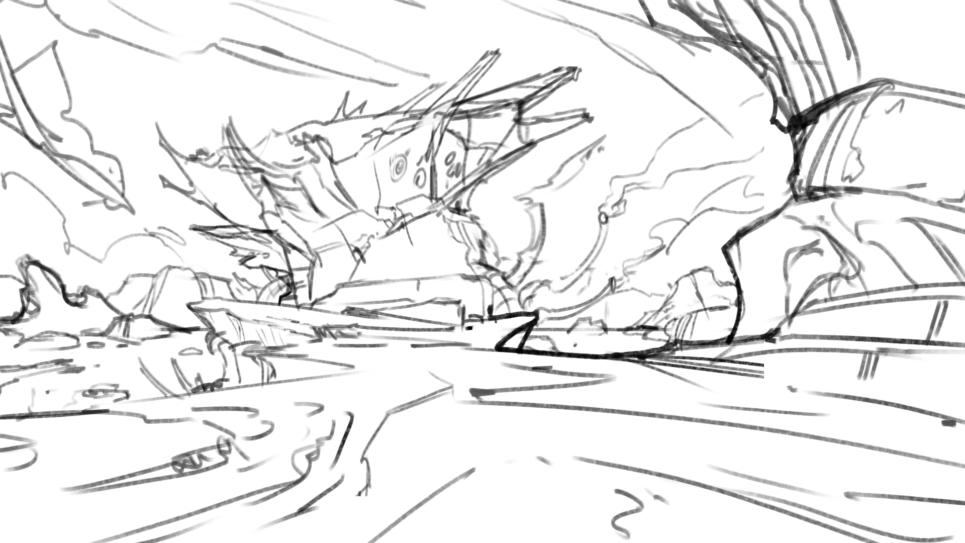 Environnement Alien par adrienG