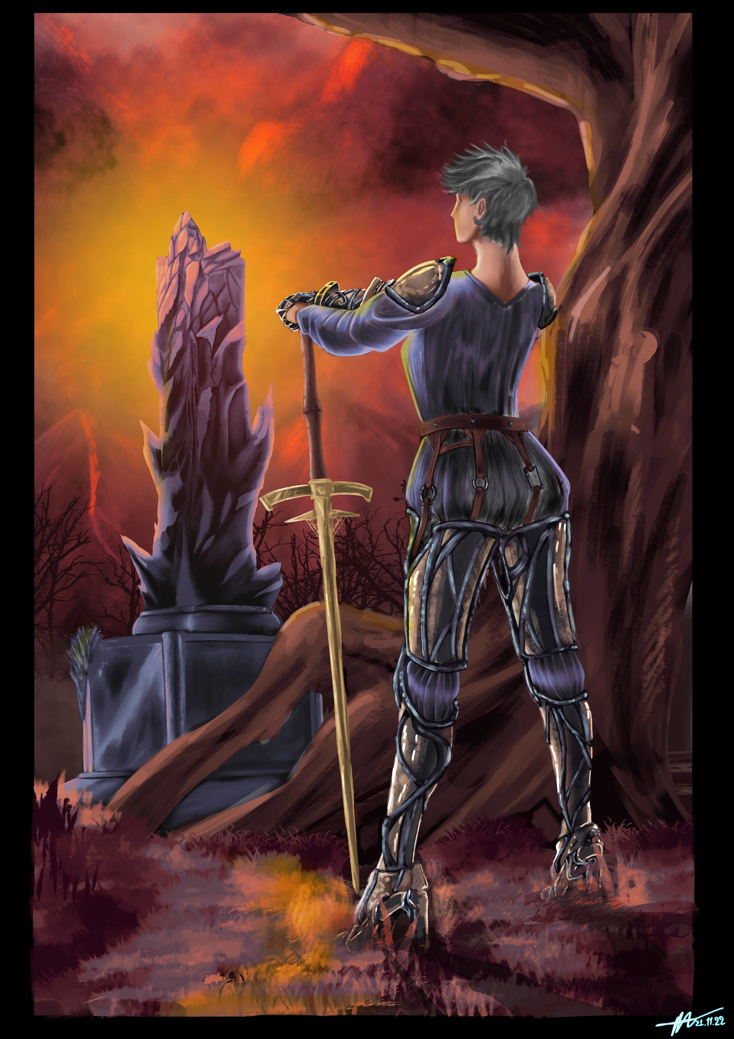 Knight woman Aurora par thequeenjellyfish