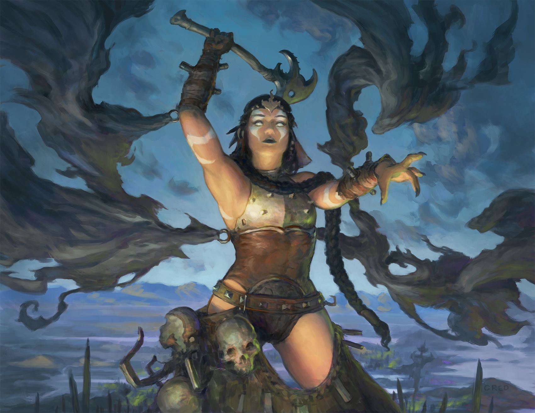 Sorceress par G.Redon