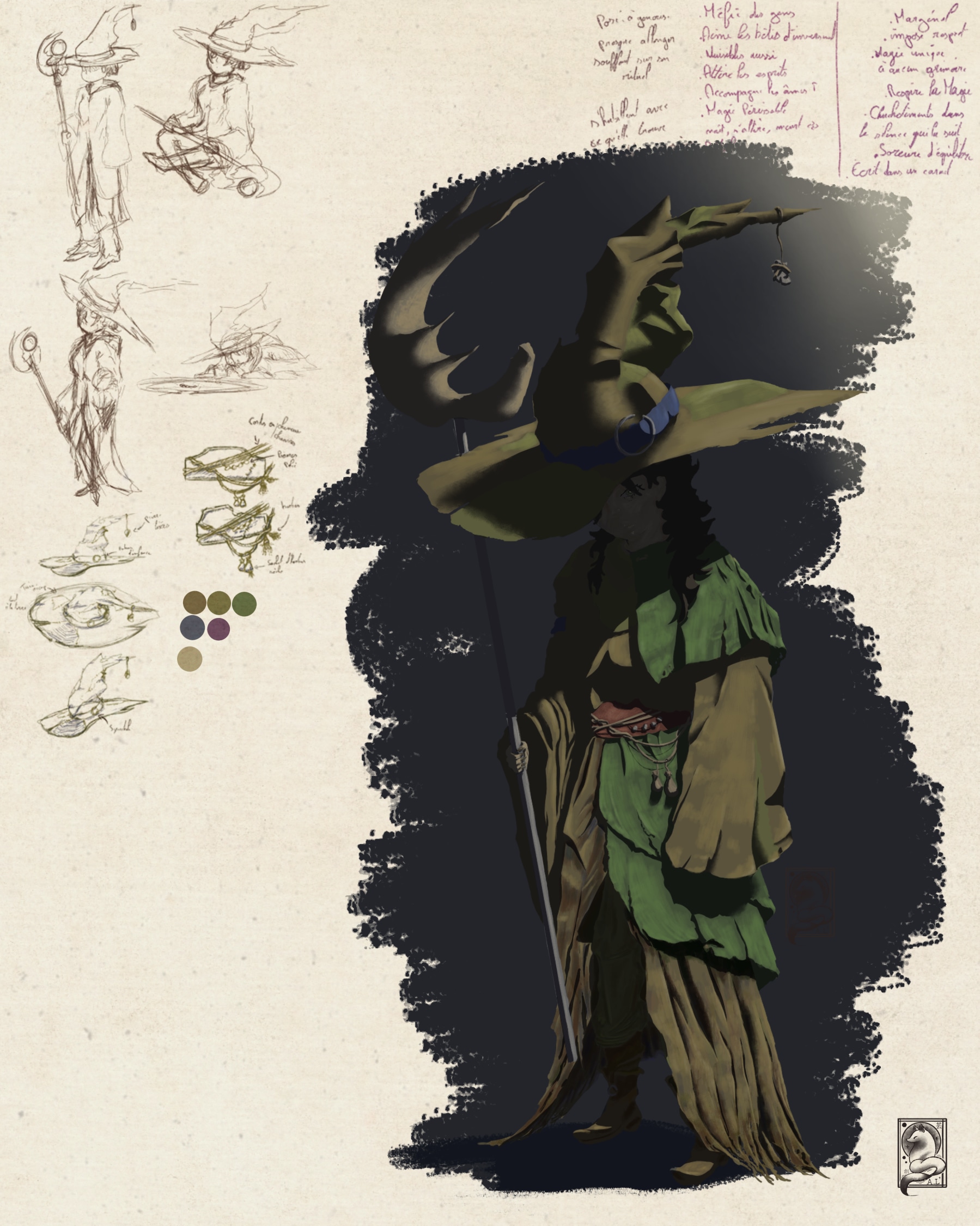 Sorcière sans nom par ALArts