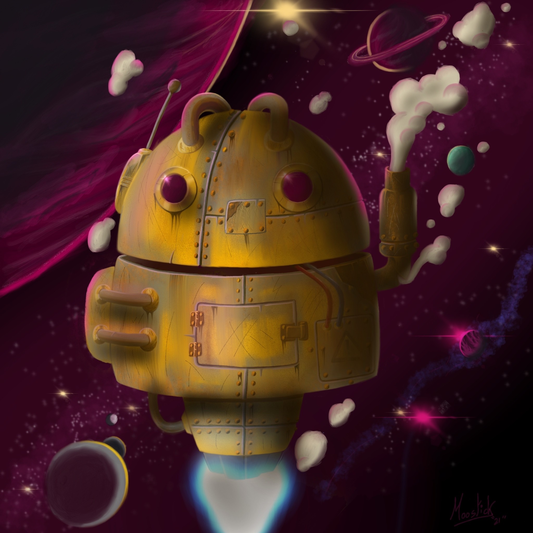 Space robot par Moostick