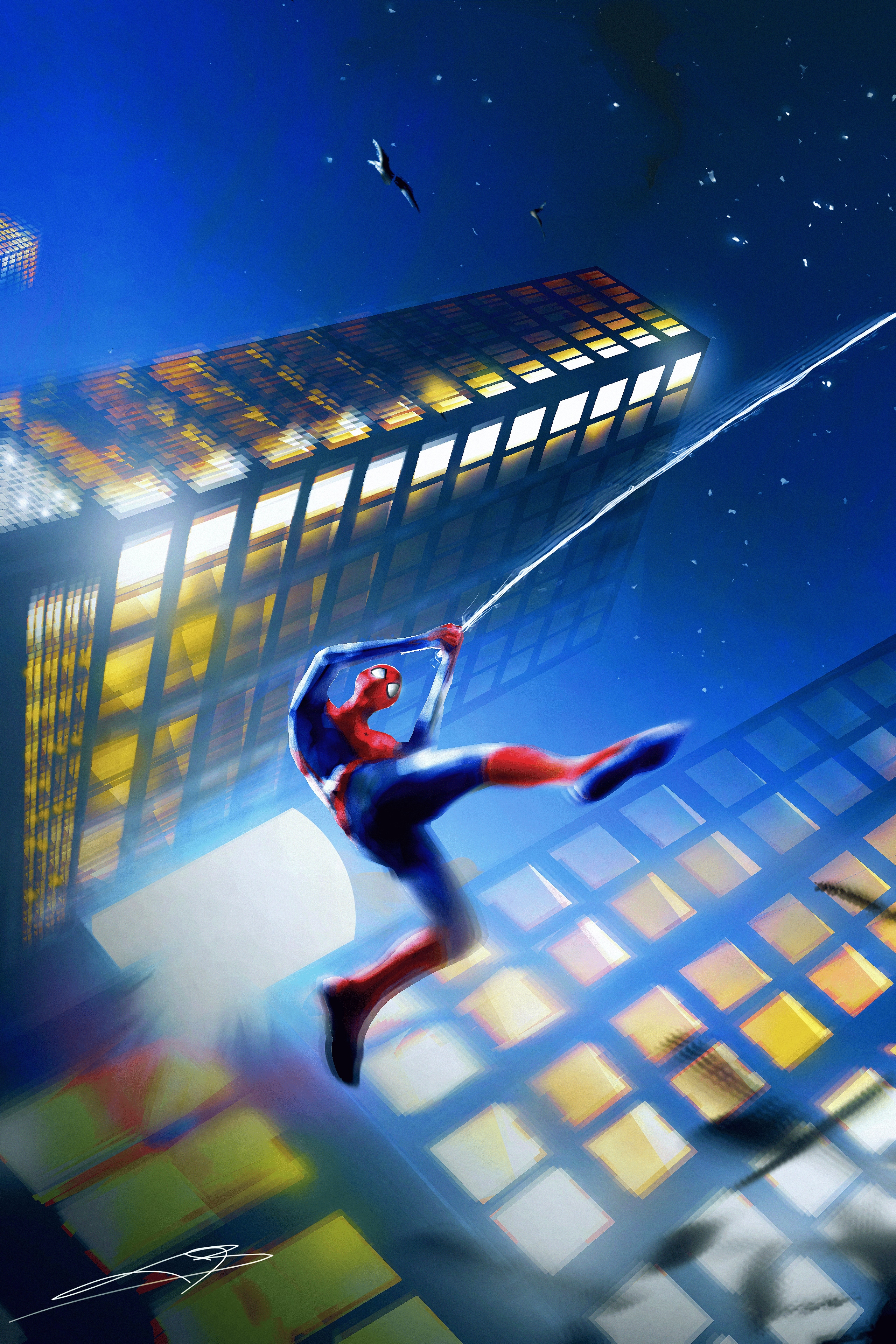 Spiderman Graphic Versions (illustration) 🕷️ par vindermark