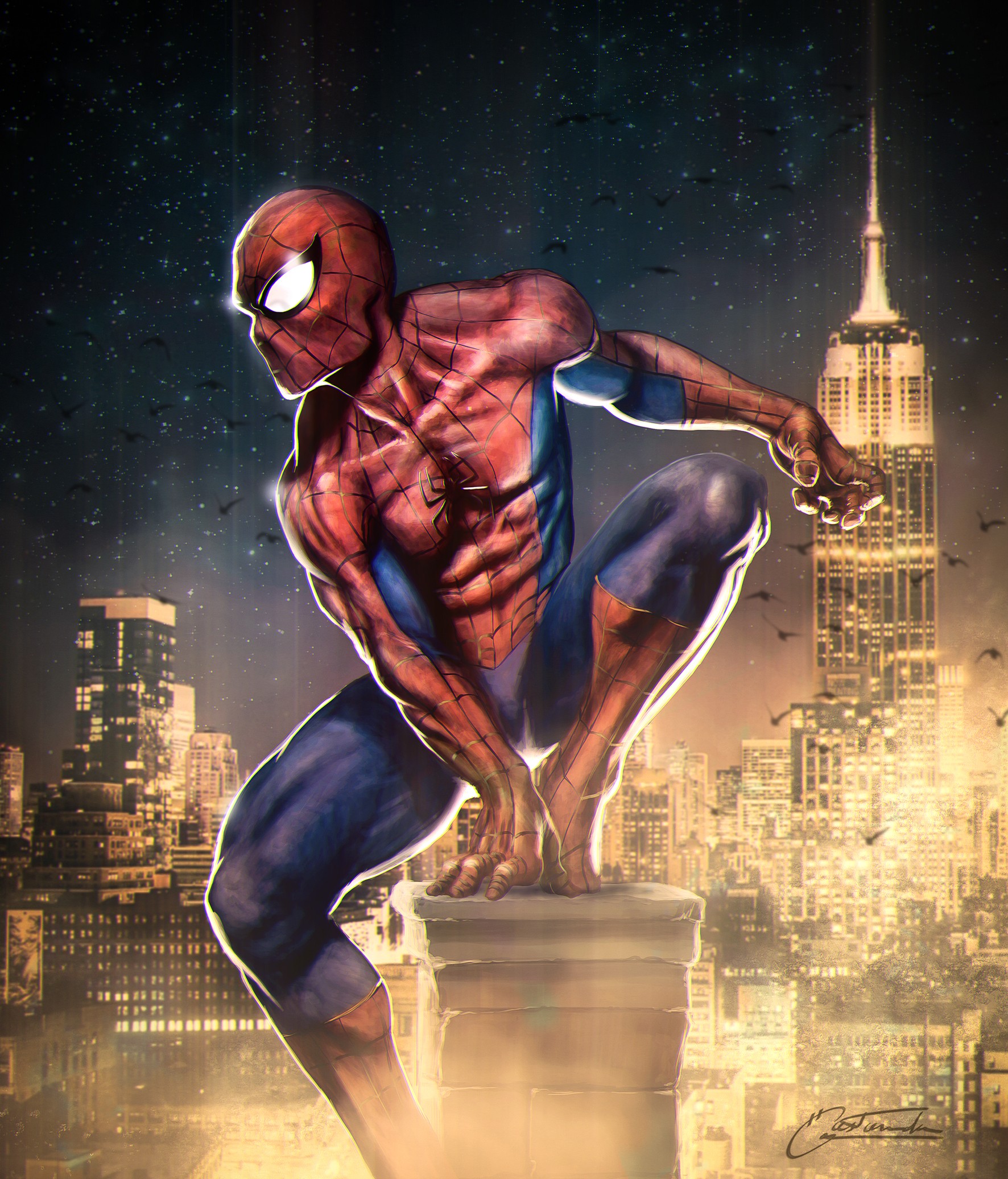 Spider-man par Rémi Castanéda