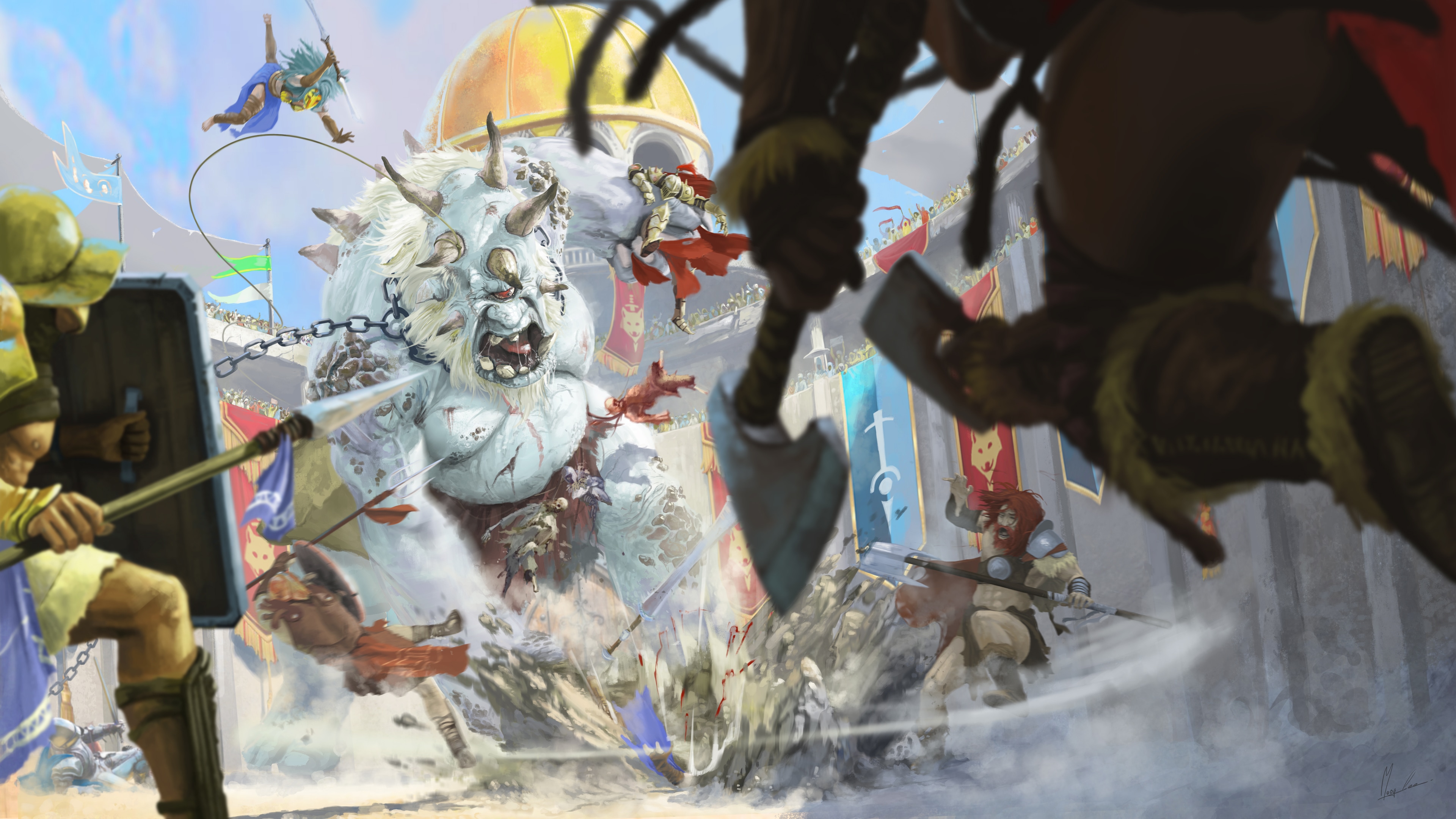 4 vs. 4 vs. the Albino Cyclops par mooglee