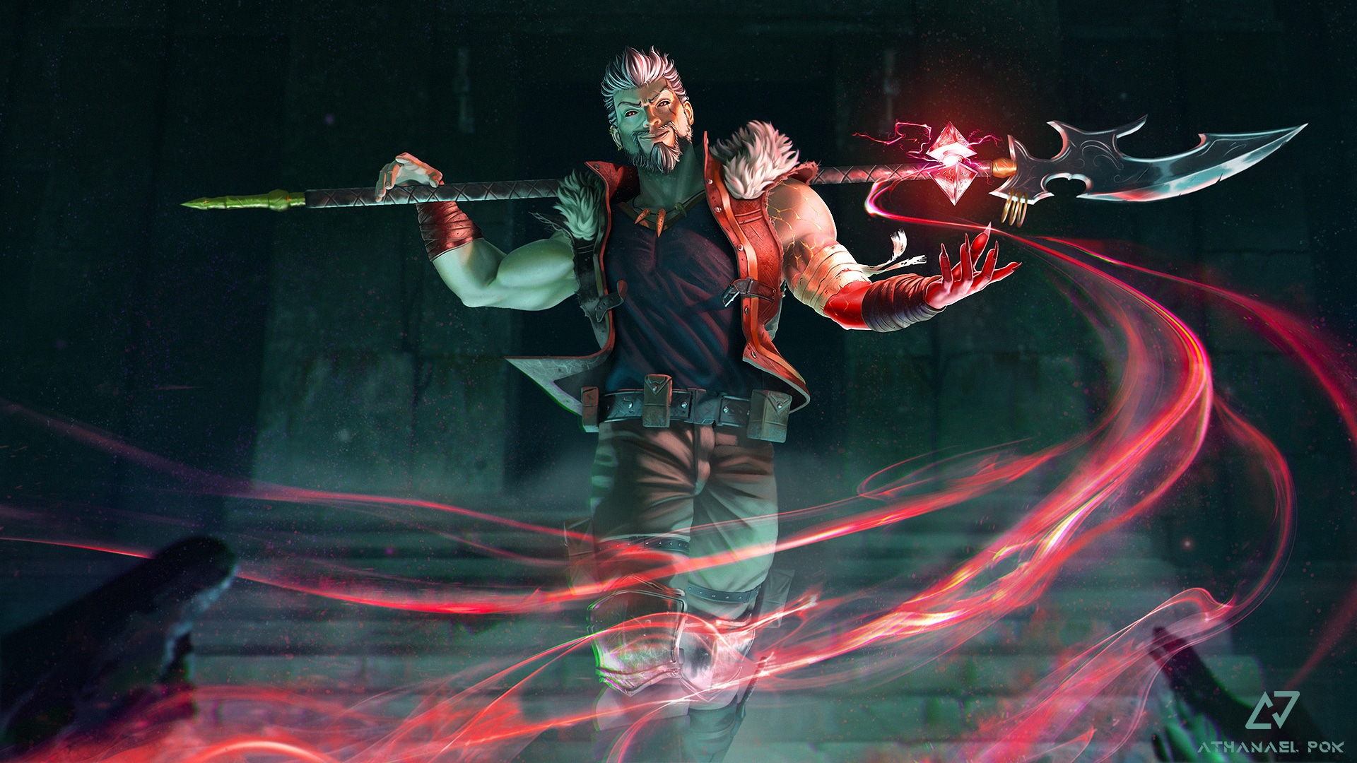 Splash art OC : Le pilleur par Kyklos