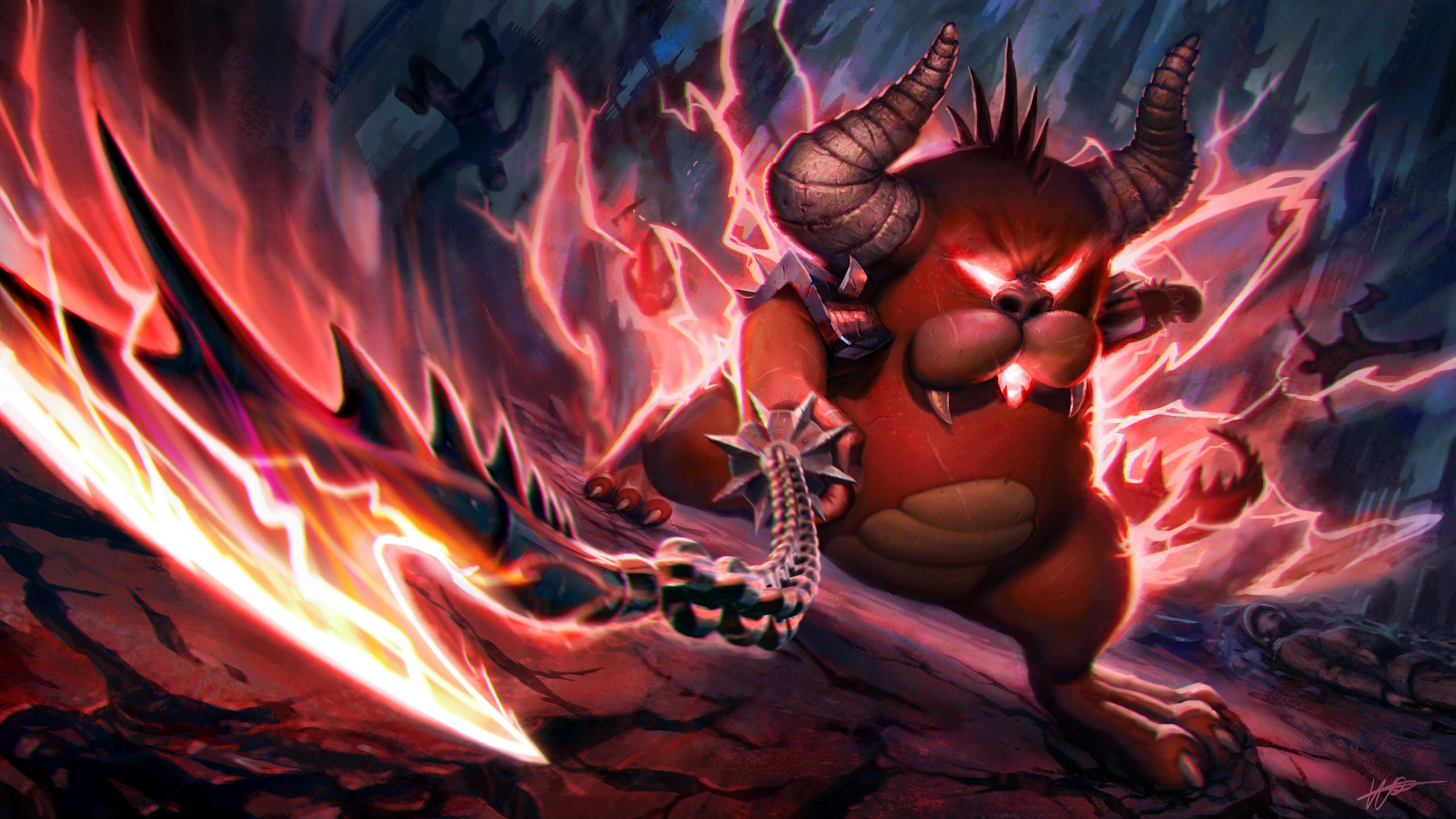 Splash Art de Léonardus par Spartan de DPS