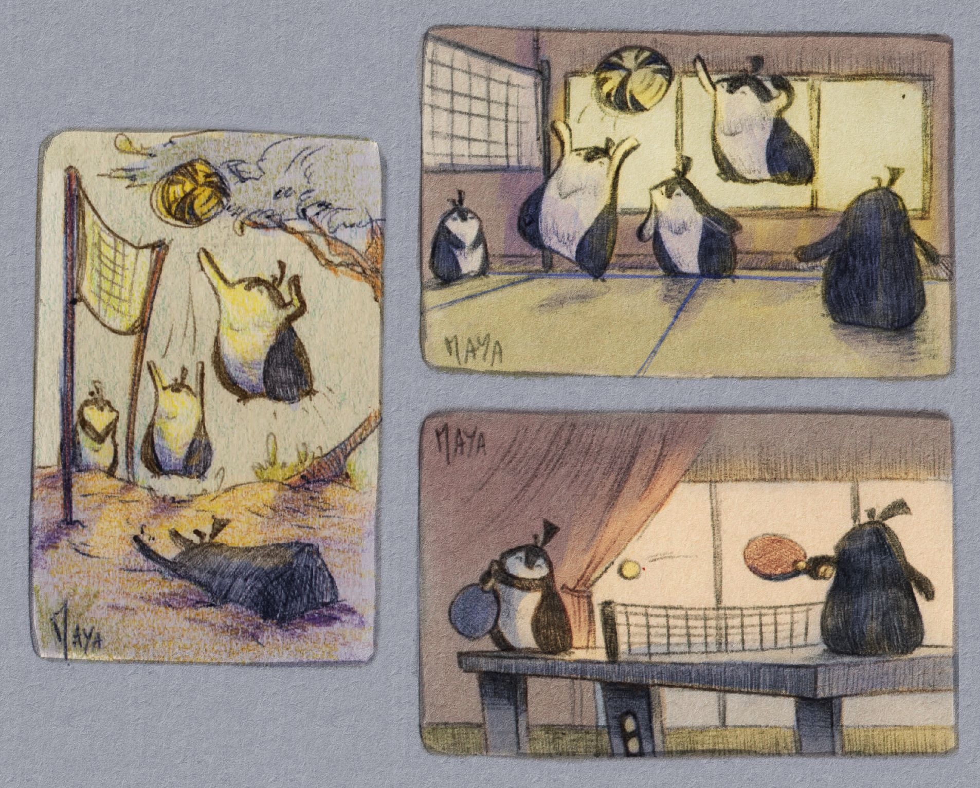 Sporty penguins par wandotra