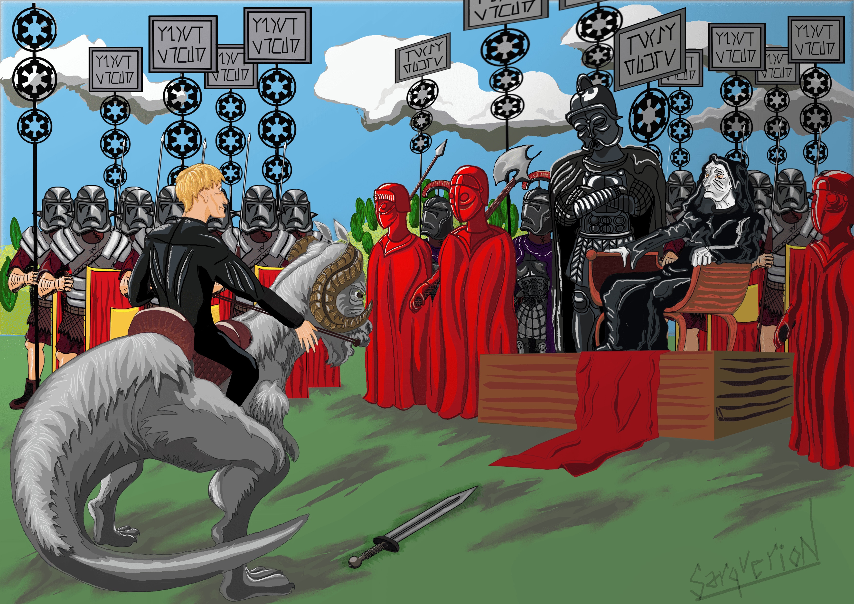 Star wars sous l'empire Romain par Sarquerion