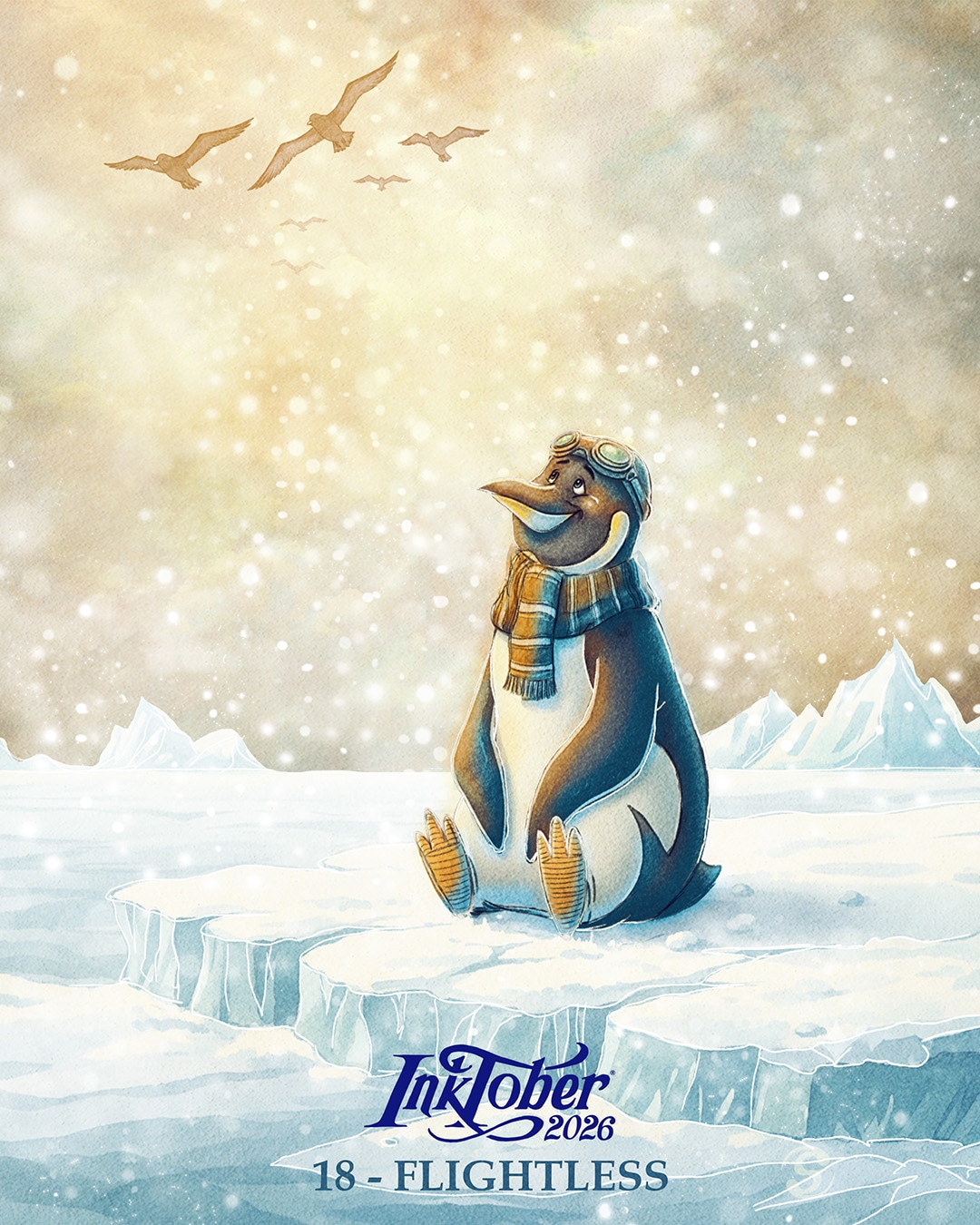 STEFOU-INKTOBER2026-18-FLIGHTLESS par stefou