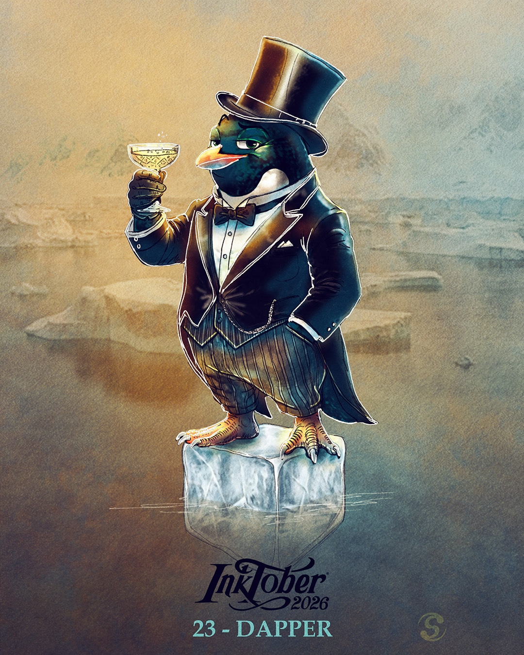 STEFOU-INKTOBER2026-23-DAPPER par stefou