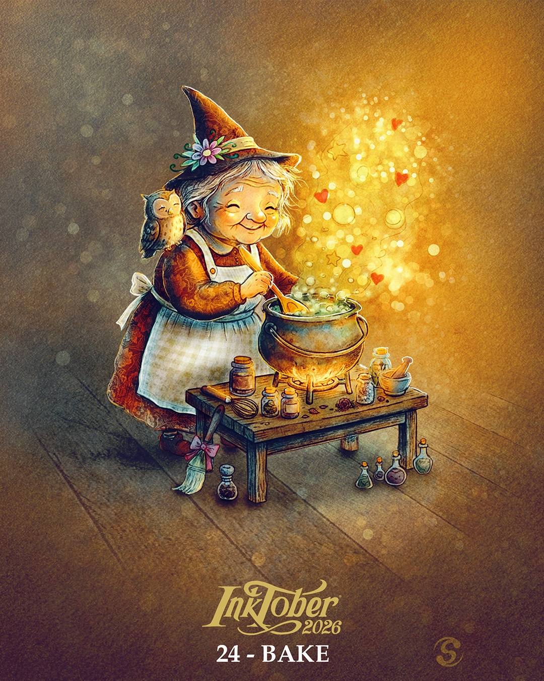 STEFOU-INKTOBER2026-24-BAKE par stefou