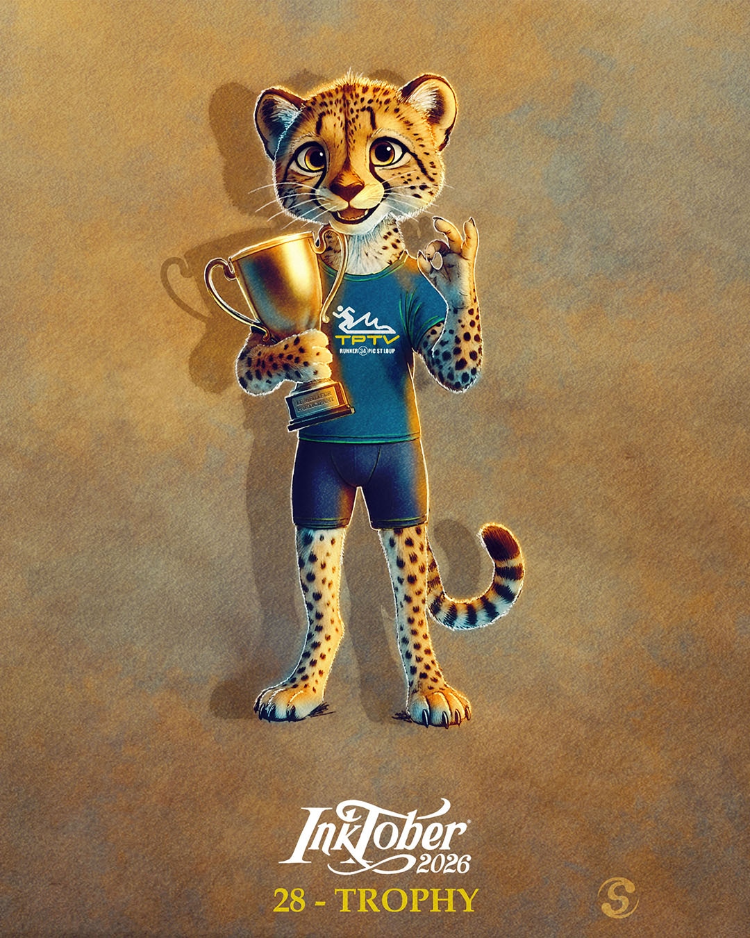 STEFOU-INKTOBER2026-28-TROPHY par stefou