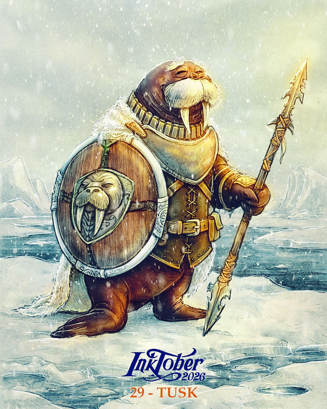 STEFOU-INKTOBER2026-29-TUSK par stefou
