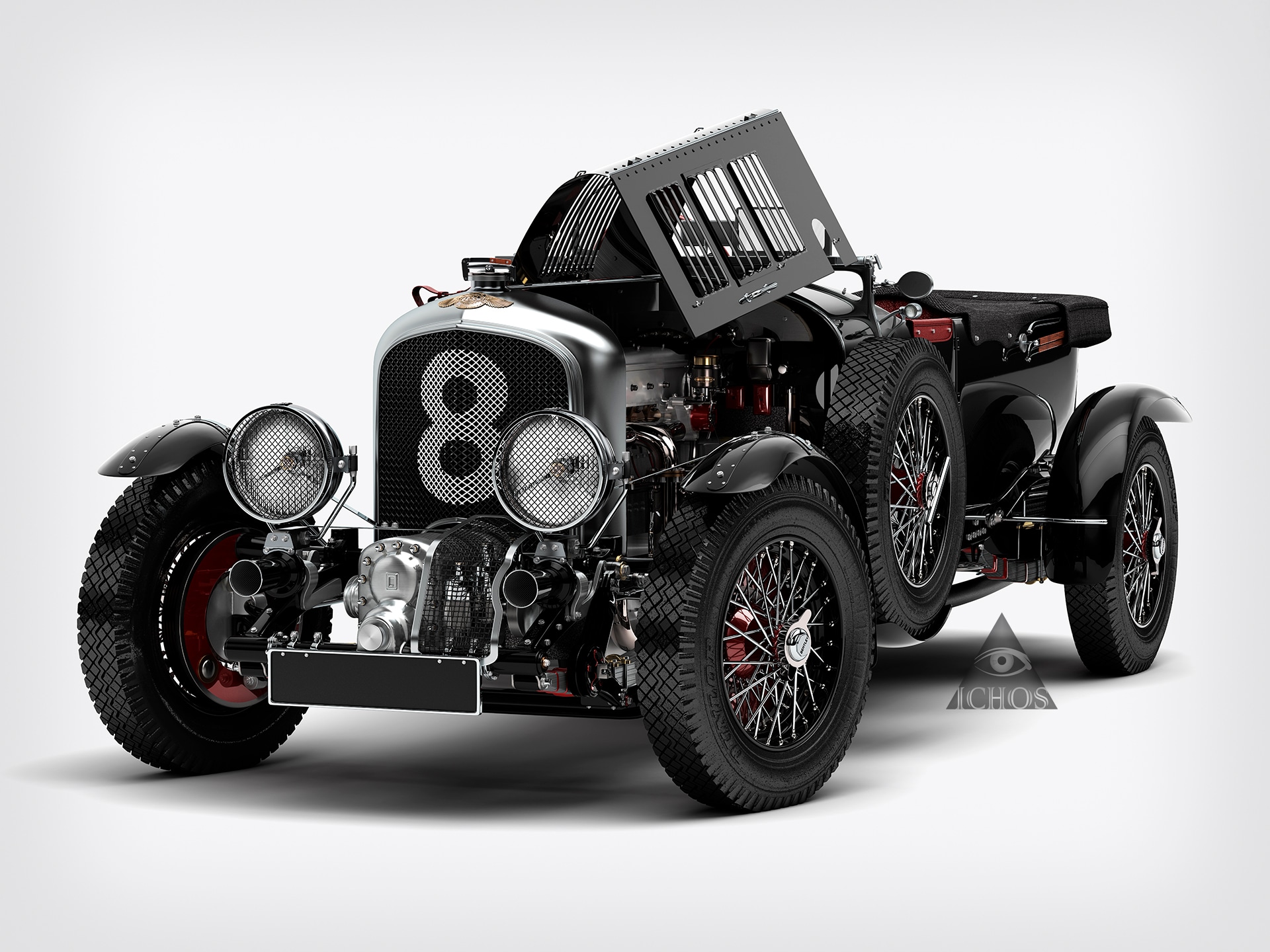 La Voiture Noire - The Black Bentley Blower par angelesteban