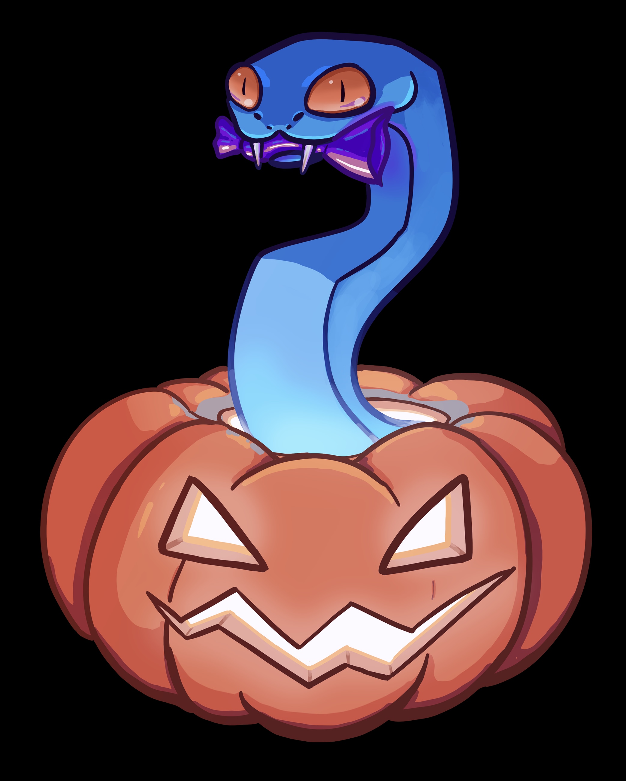 Halloween blue viper par Serpentiine
