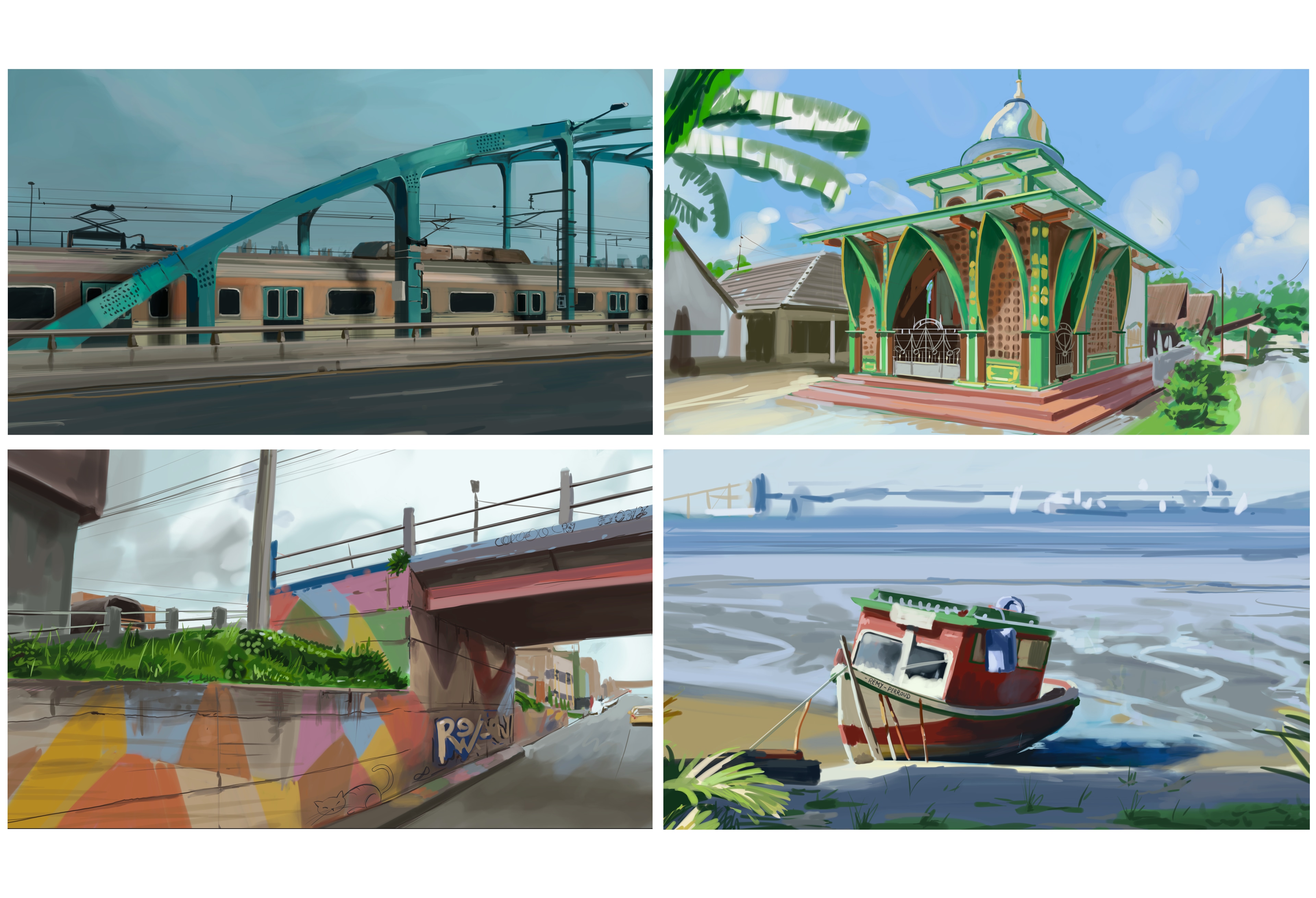 Study virtual plein air - Mars 2026 par Rémy