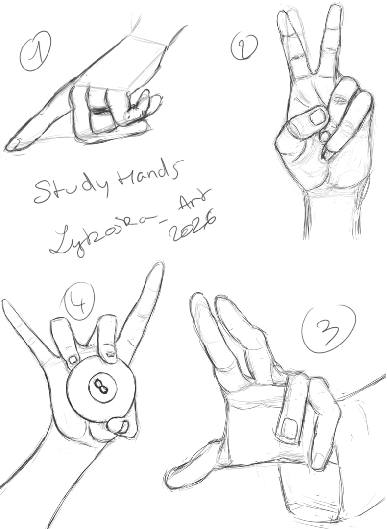 sketching hands par lykoska