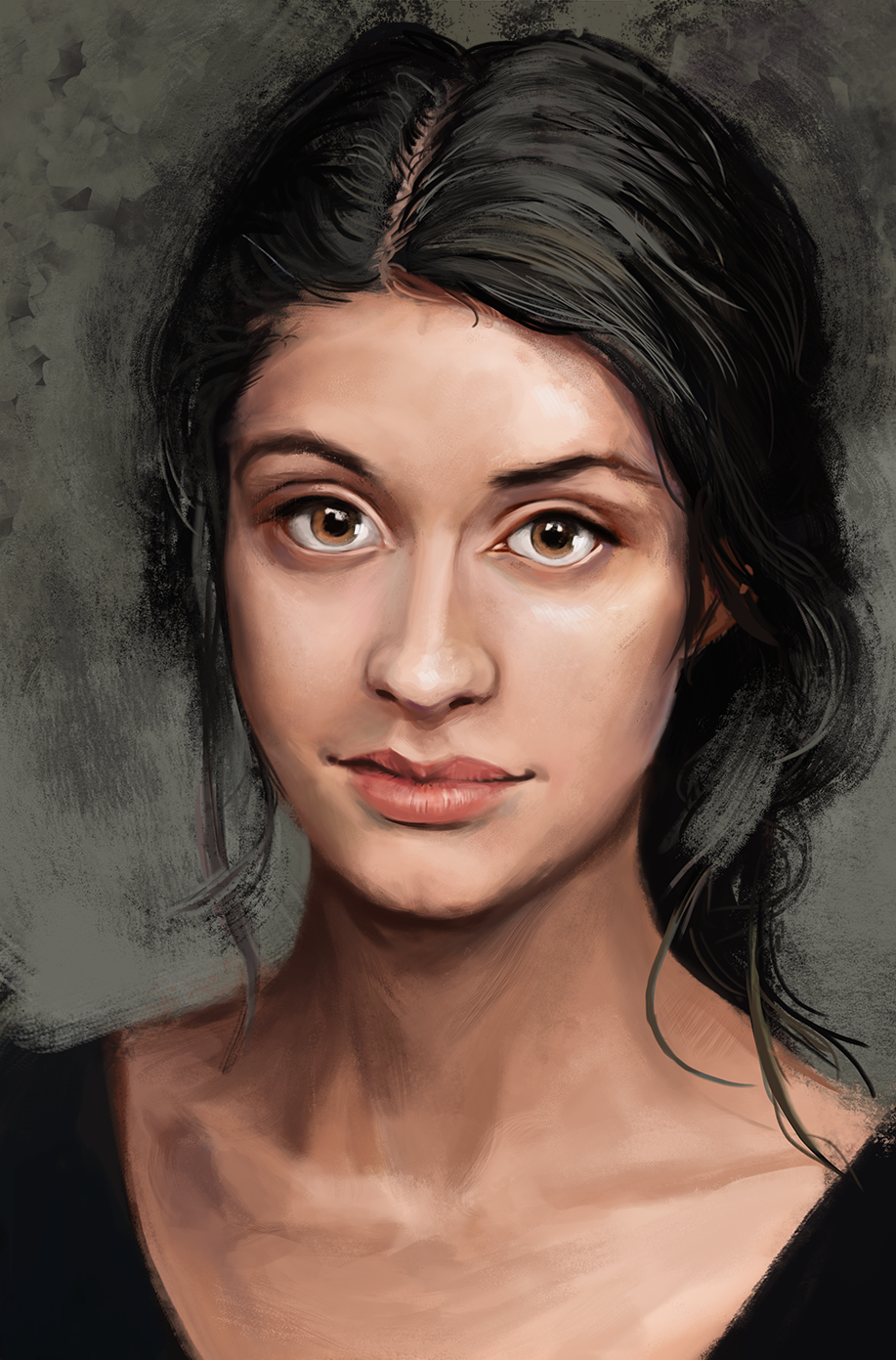 Study Portrait anya chalotra - yennefer par Cubix