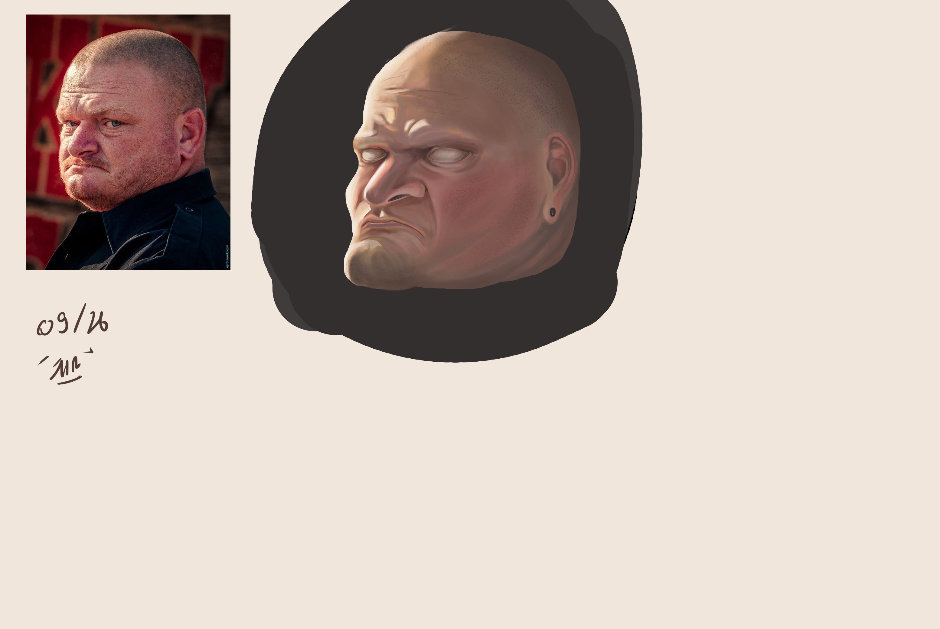 etude visage par NIR_art7