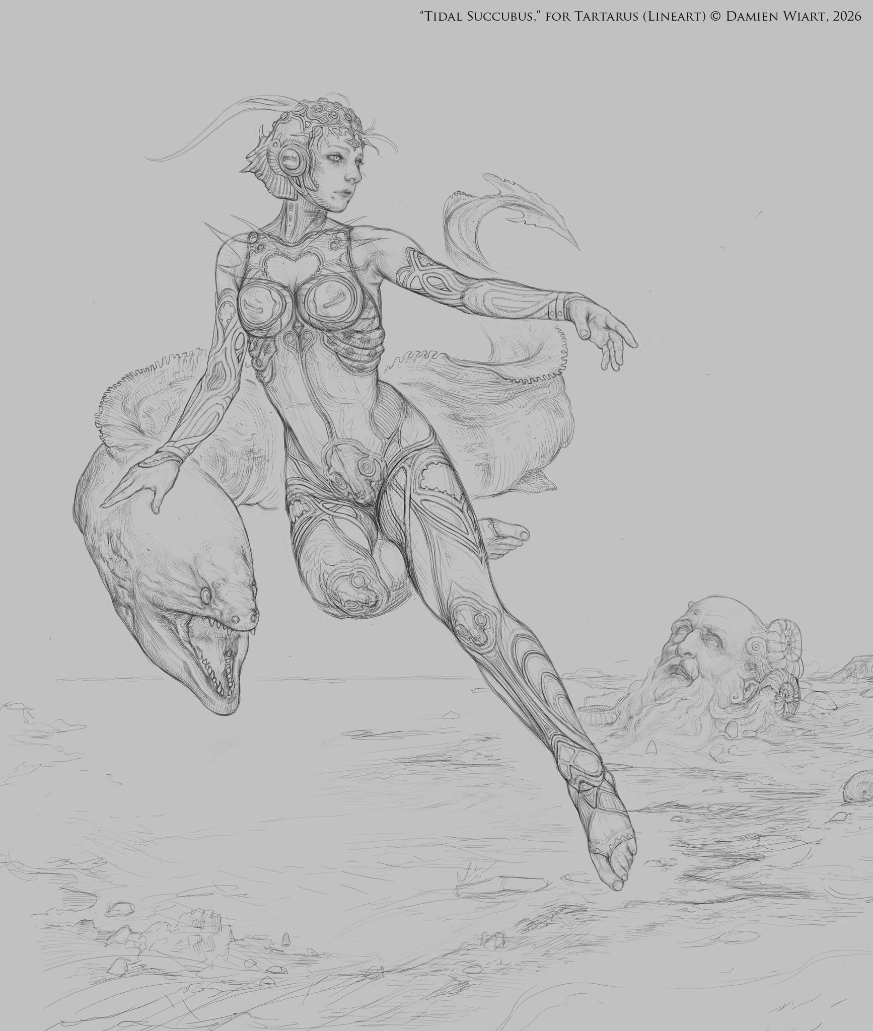 Succube Marine, pour Tartarus par damien_wiart