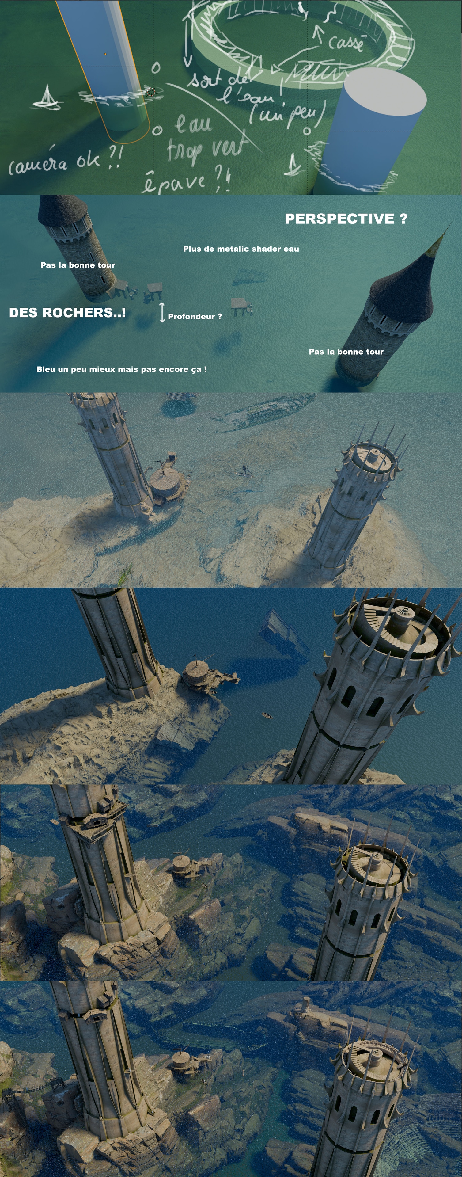 ENVIRO COURS BLENDER - WIP par Baptiste