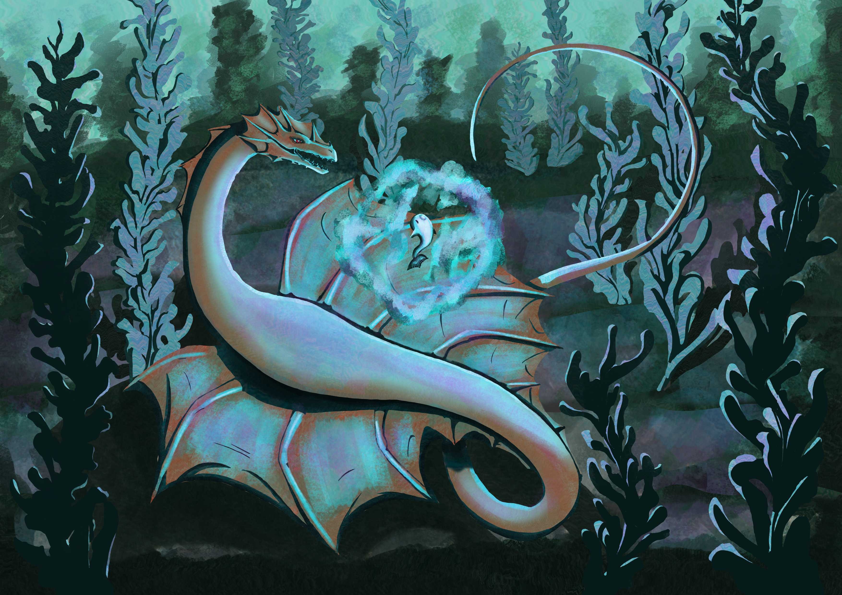 Summer Art Camp - Dragon des Mers par Elisepoupette