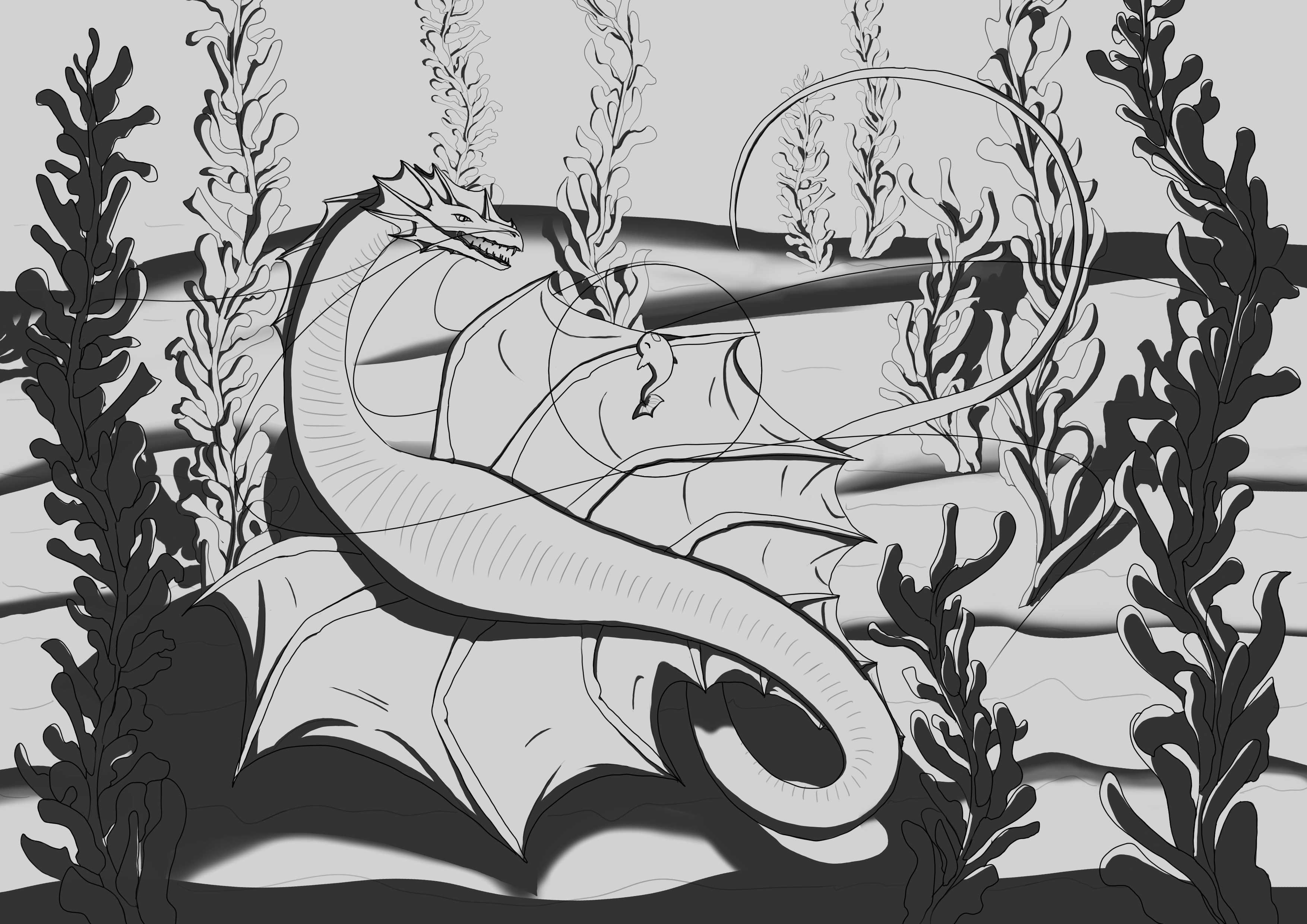 Summer Art Camp - Dragon des Mers par Elisepoupette