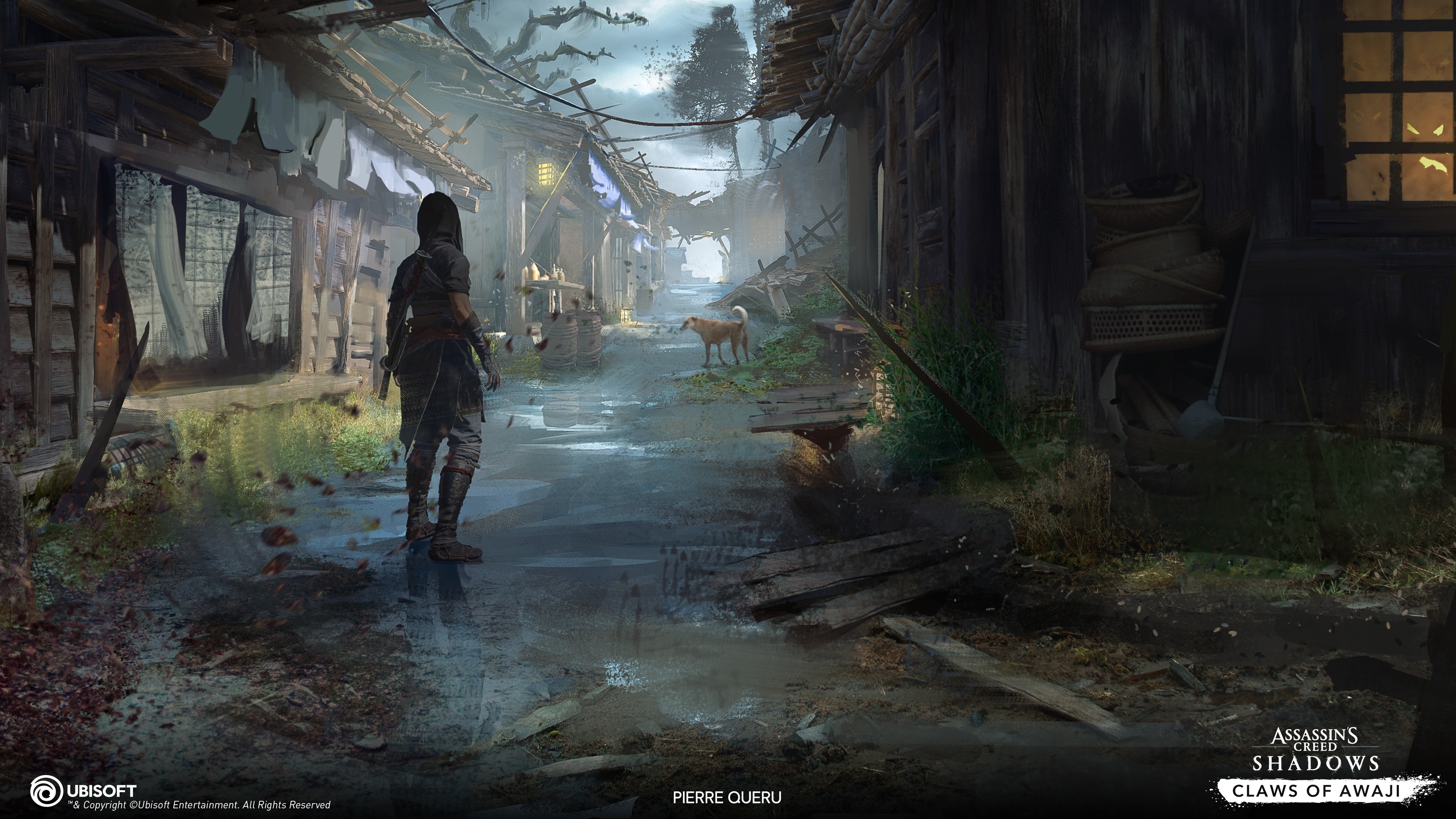 Assassin's creed shadows : Claws of awai - Sumoto Town concept arts par Zoh