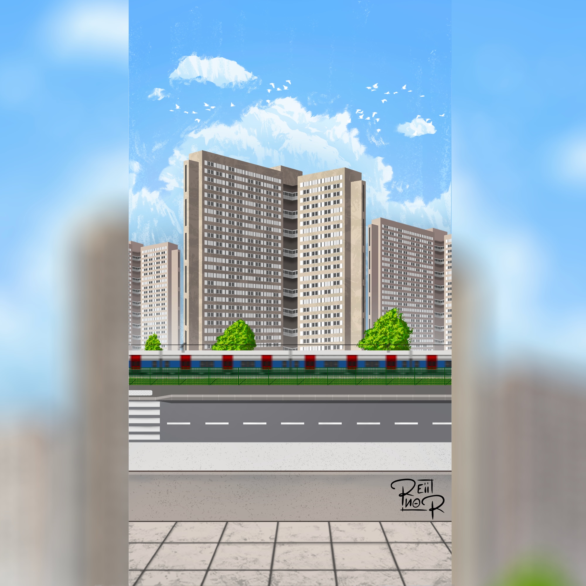 Sur les toits par ReiinoR