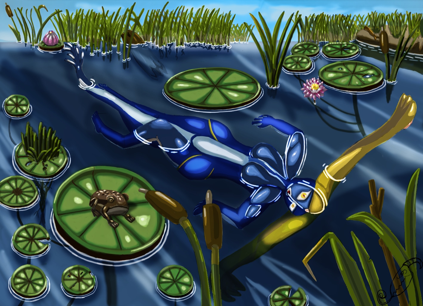 Swim Swamp par maskerdame