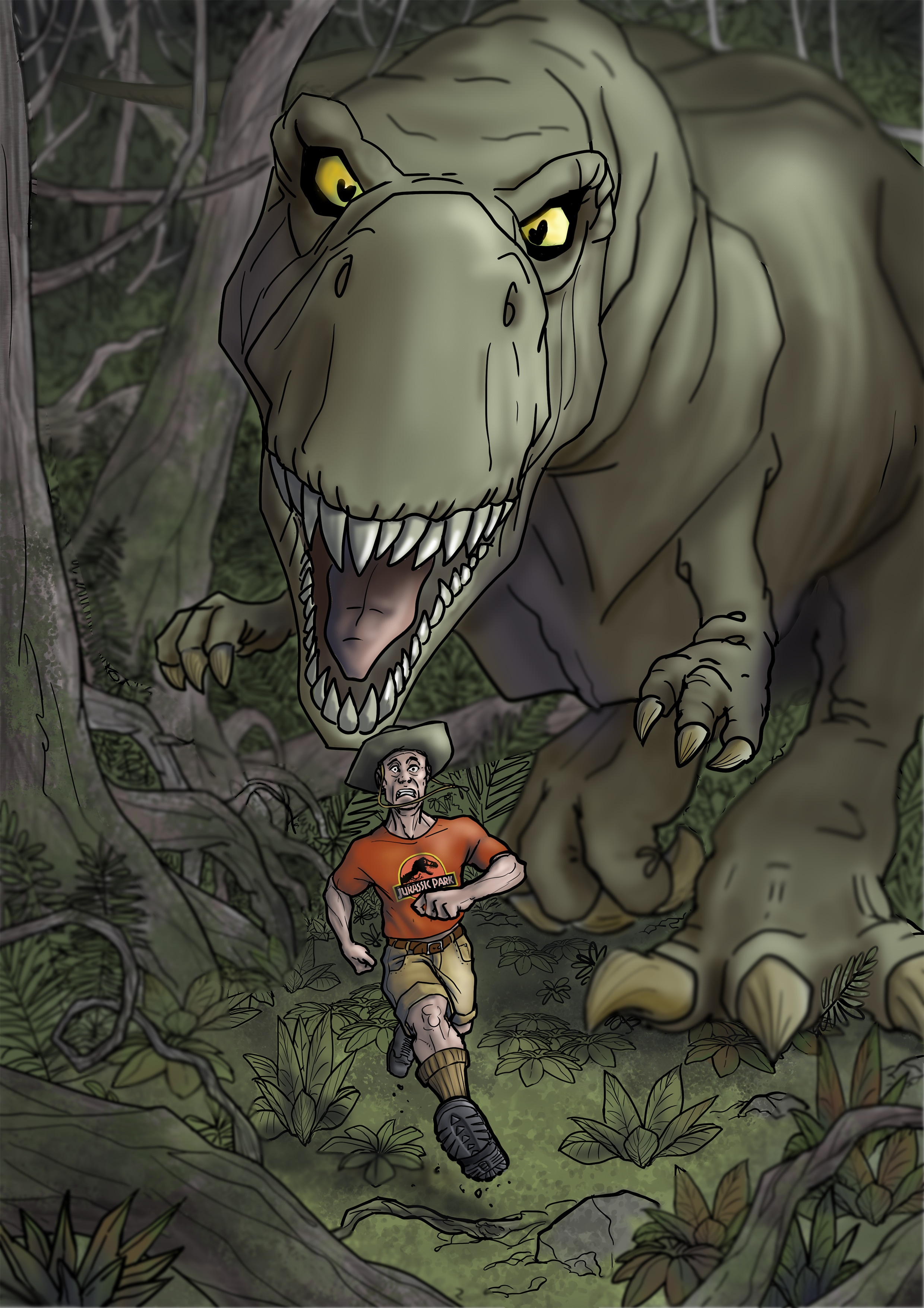 Idée de compo  (Chapitre 9 - Ex 1) : T-Rex par Eric