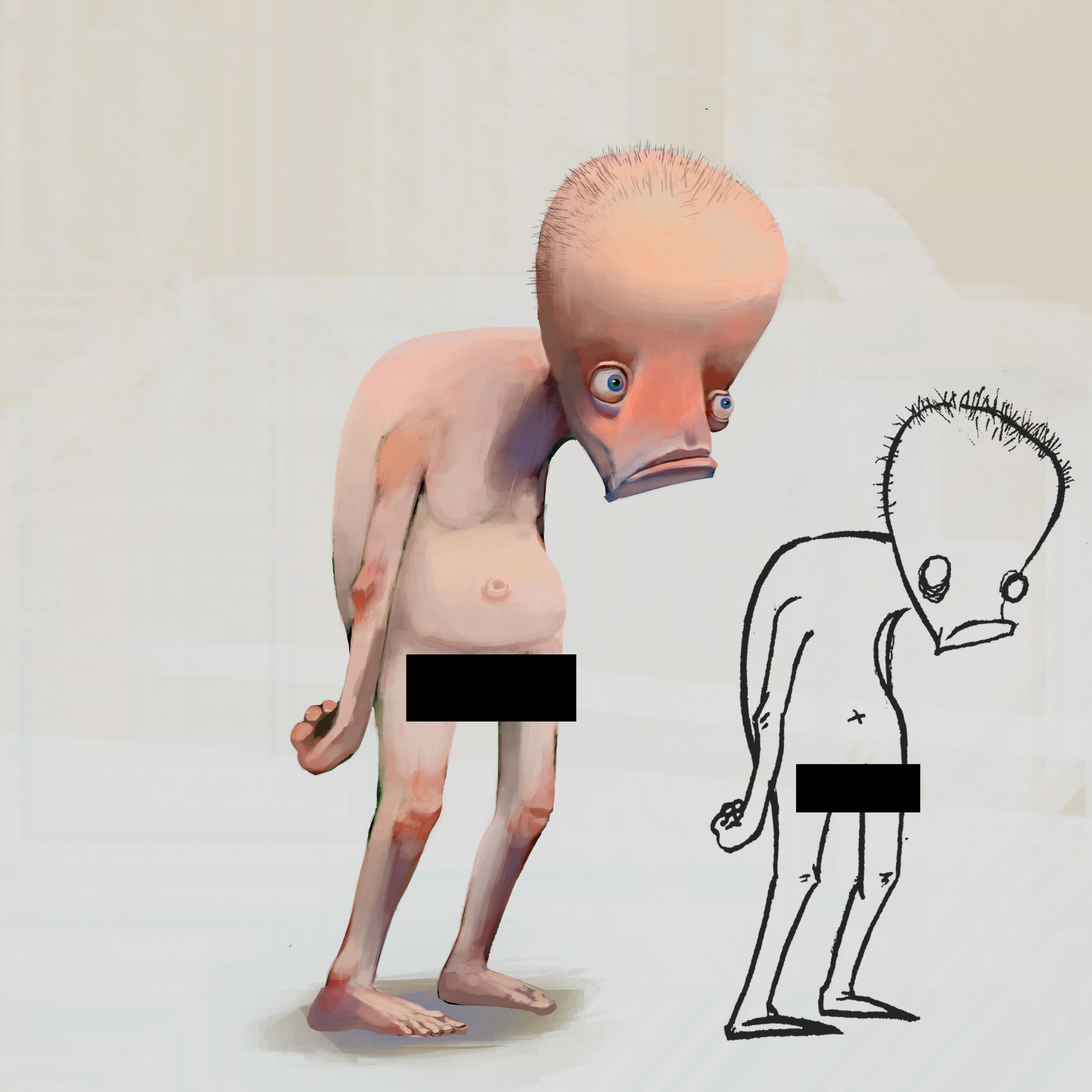 Repeindre les croquis de tes potes par keziah