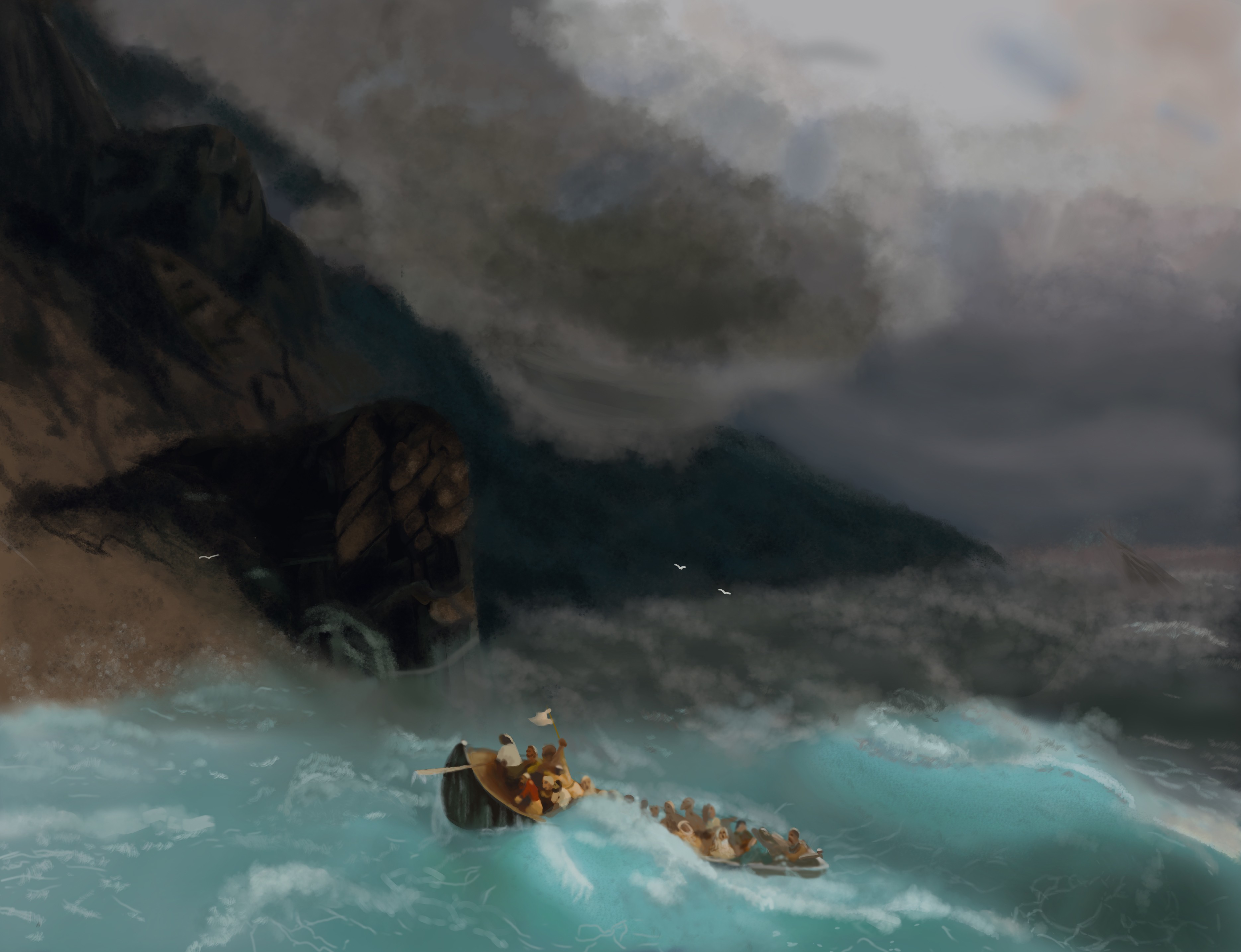 Ivan Aivazovsky - Tempête sur la mer noire par LoloSancho