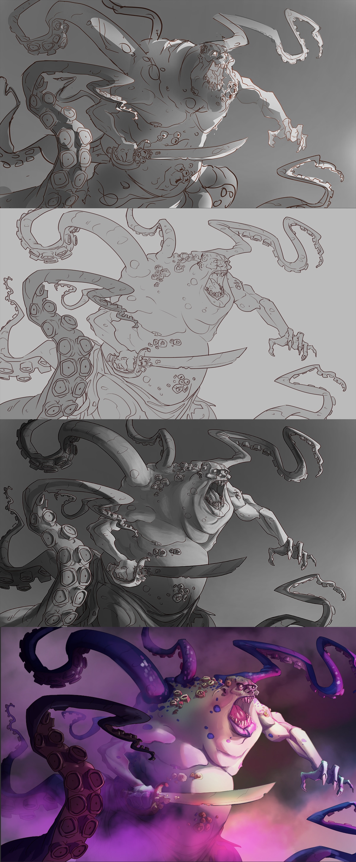 Aberration tentaculaire par Dam Na