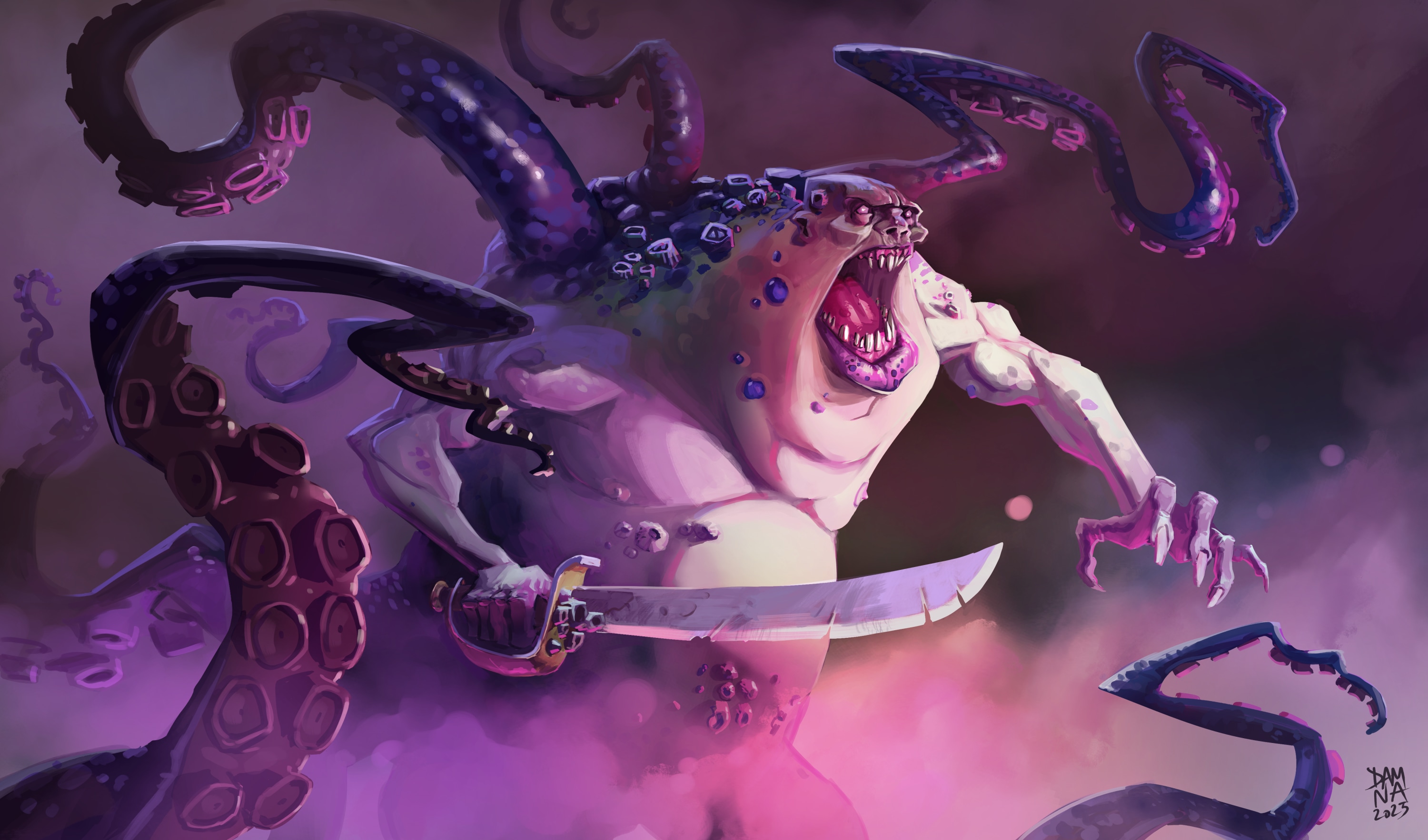 Aberration tentaculaire par Dam Na