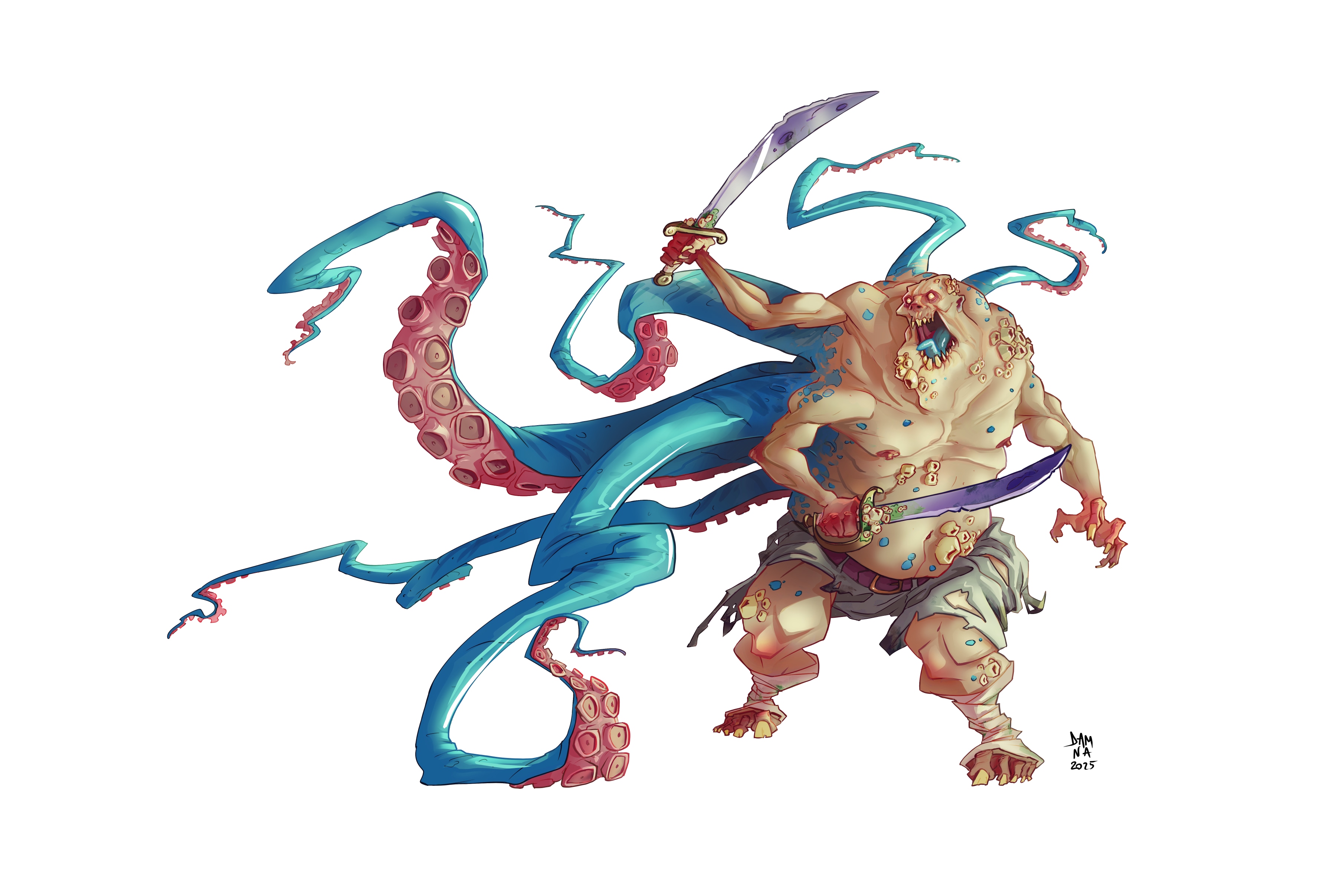 Aberration  tentaculaire concept par Dam Na