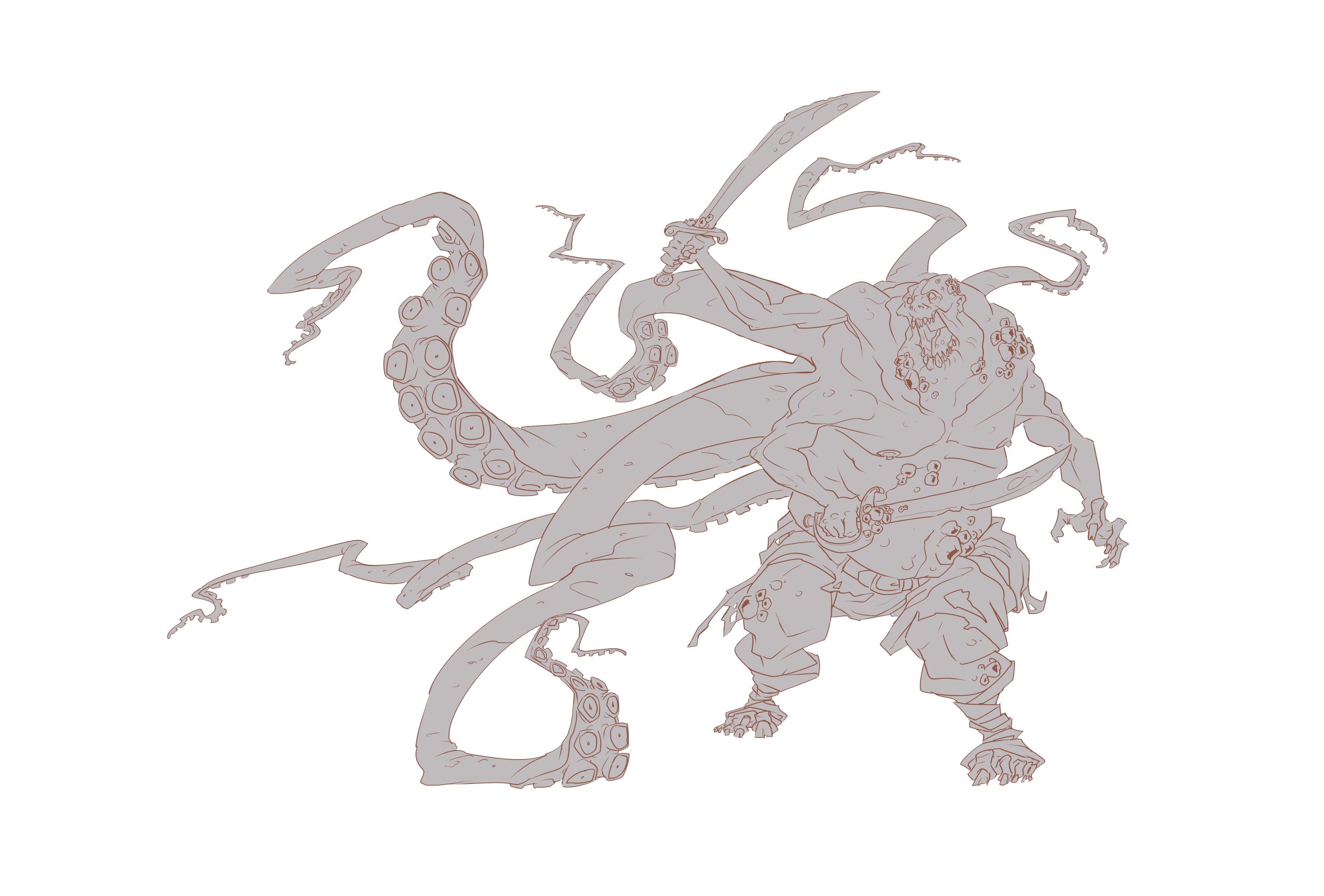 Aberration  tentaculaire concept par Dam Na