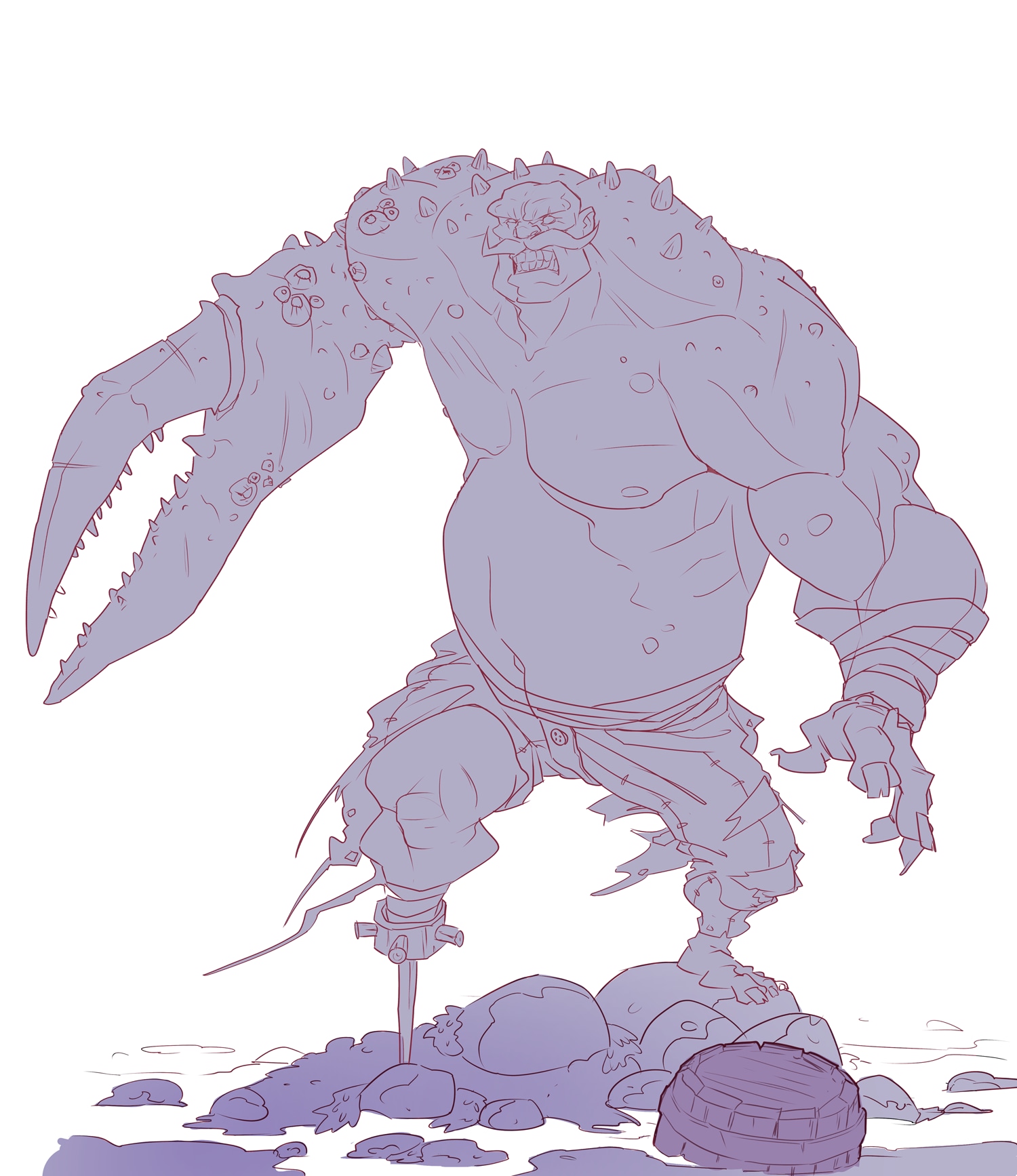 Tête de crabe par Dam Na