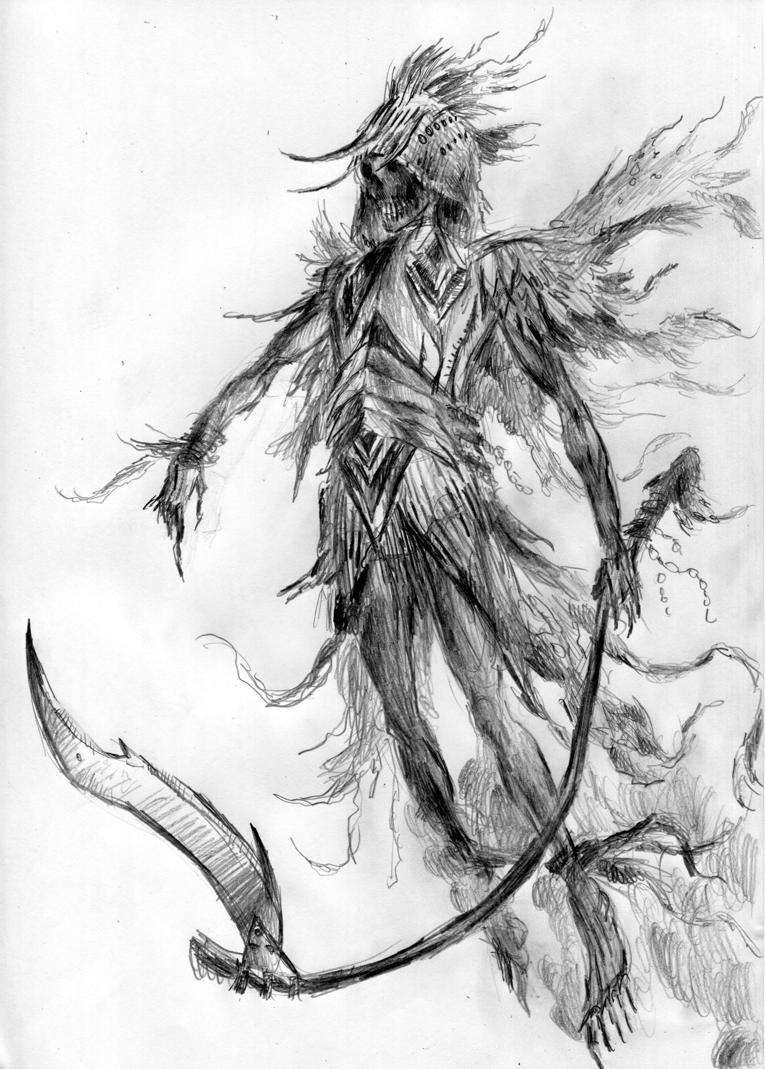 Character design de La Mort par Telamon