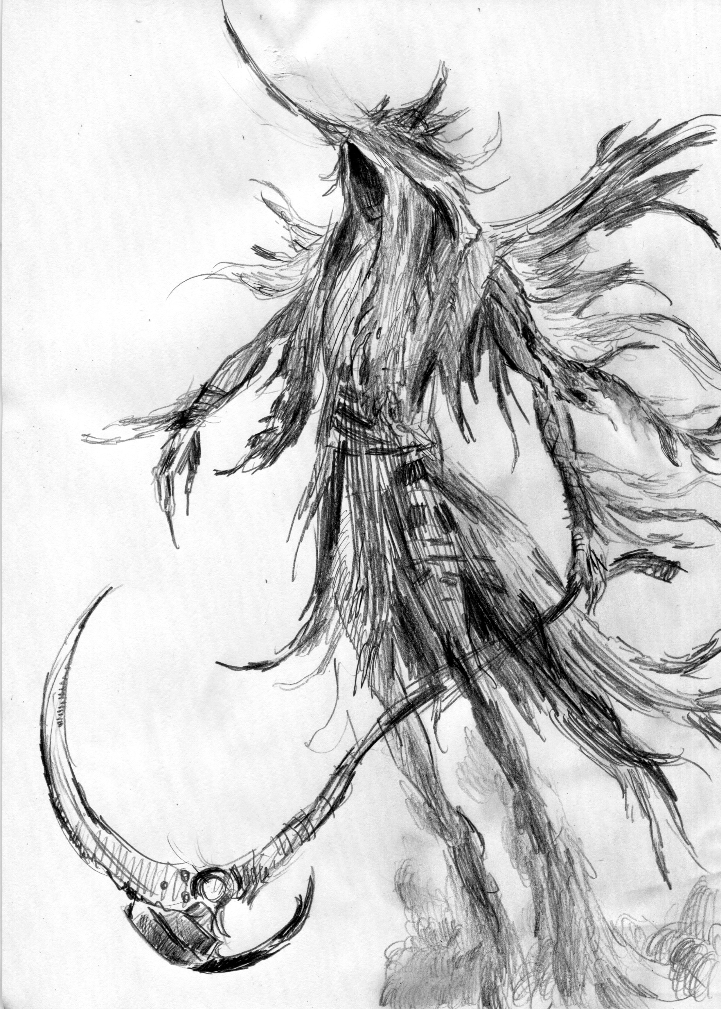 Character design de La Mort par Telamon